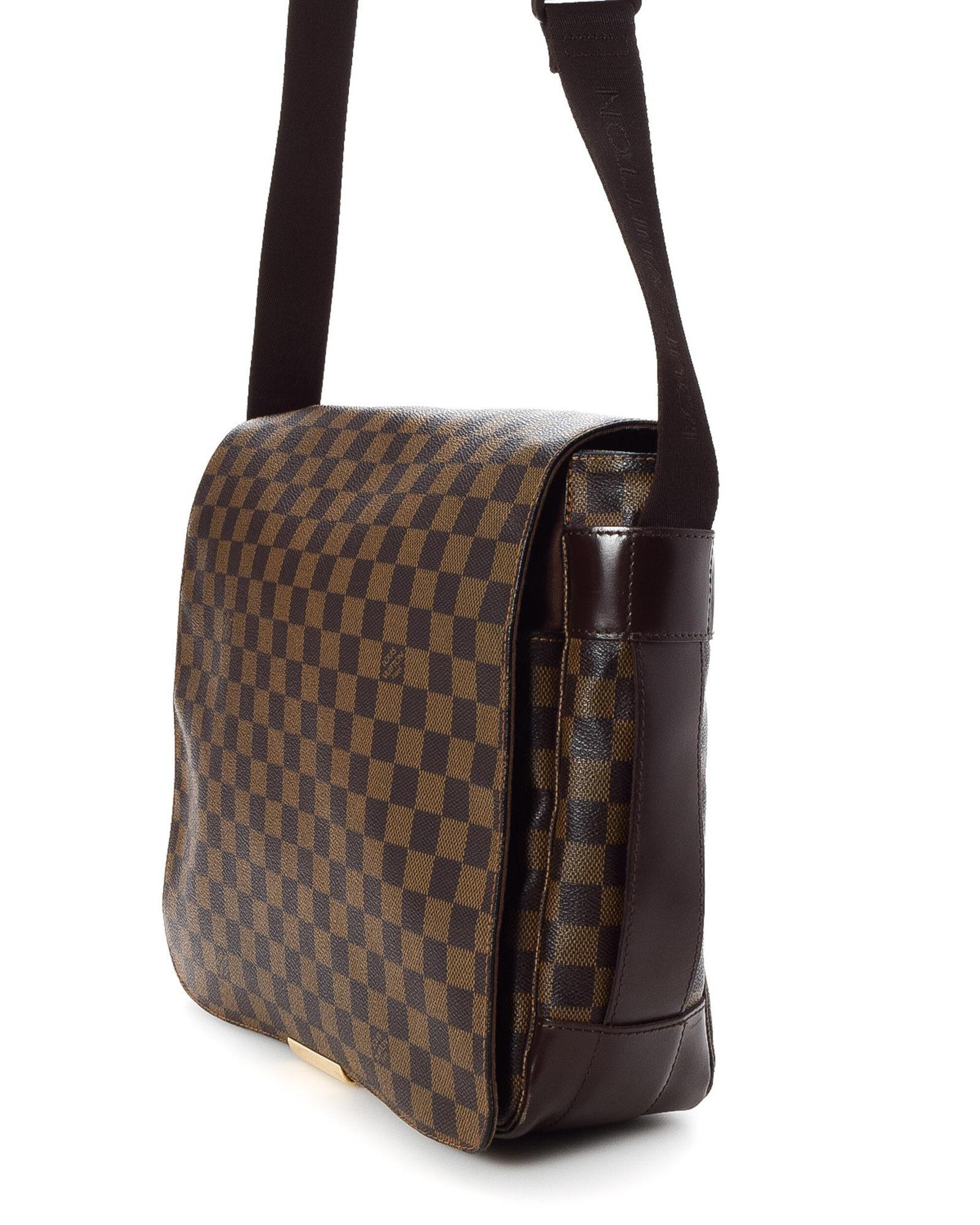 Louis Vuitton Canvas Bastille Messenger Bag - Vintage in Brown for Men - Lyst
