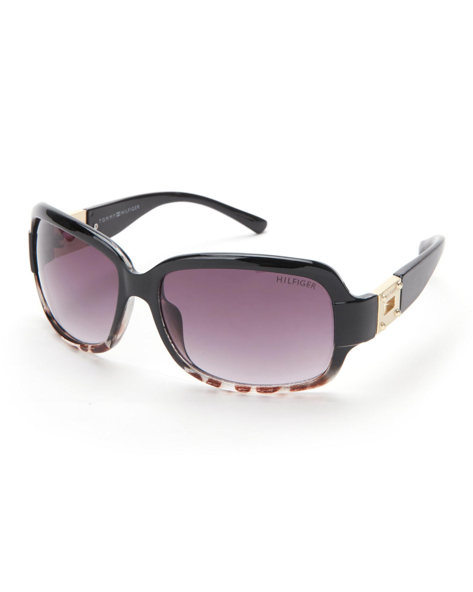 tommy hilfiger rectangular sunglasses