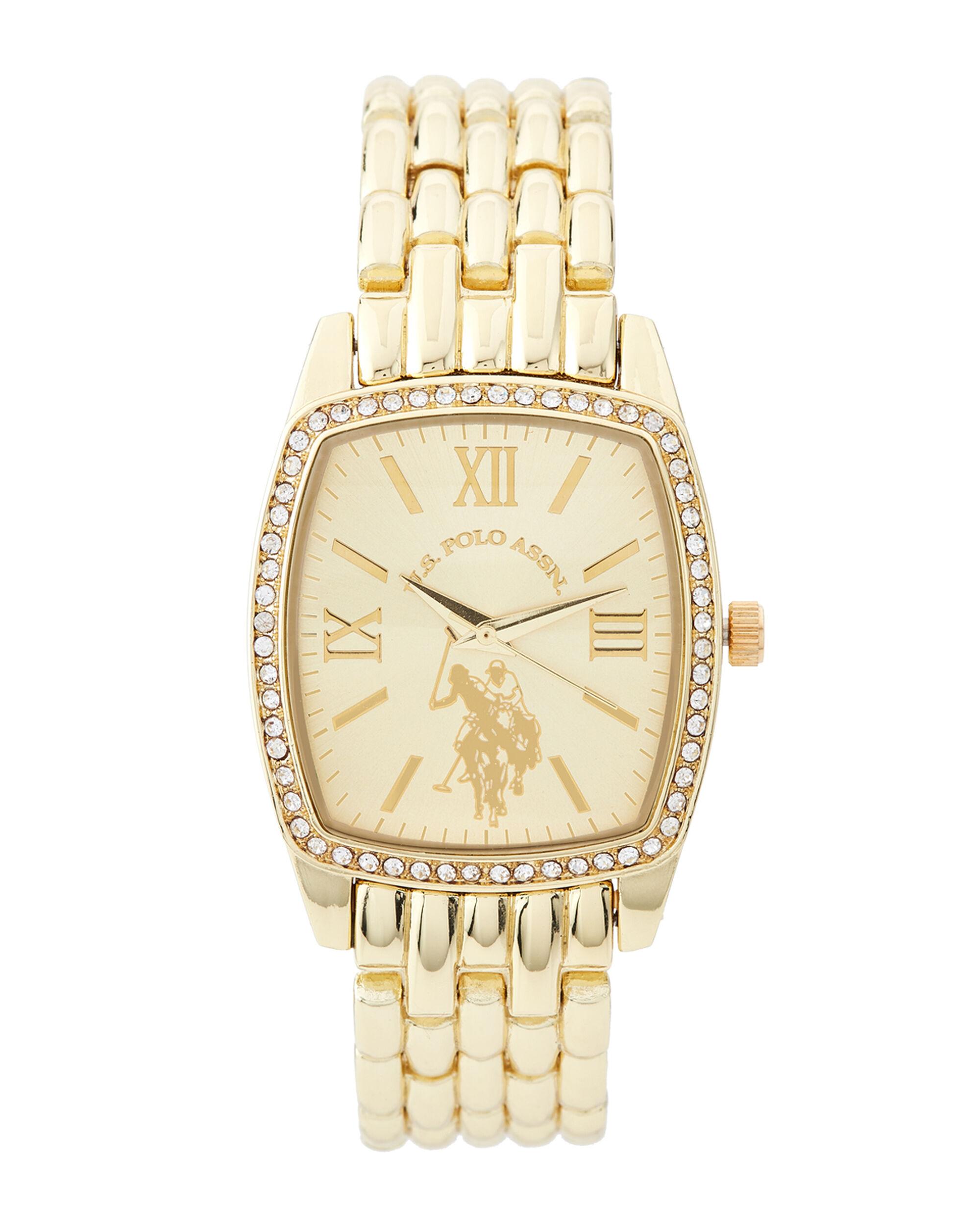 us polo assn gold watch