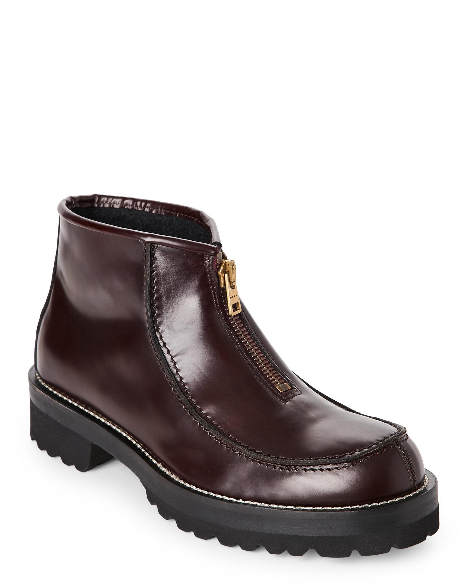 moc toe ankle boots