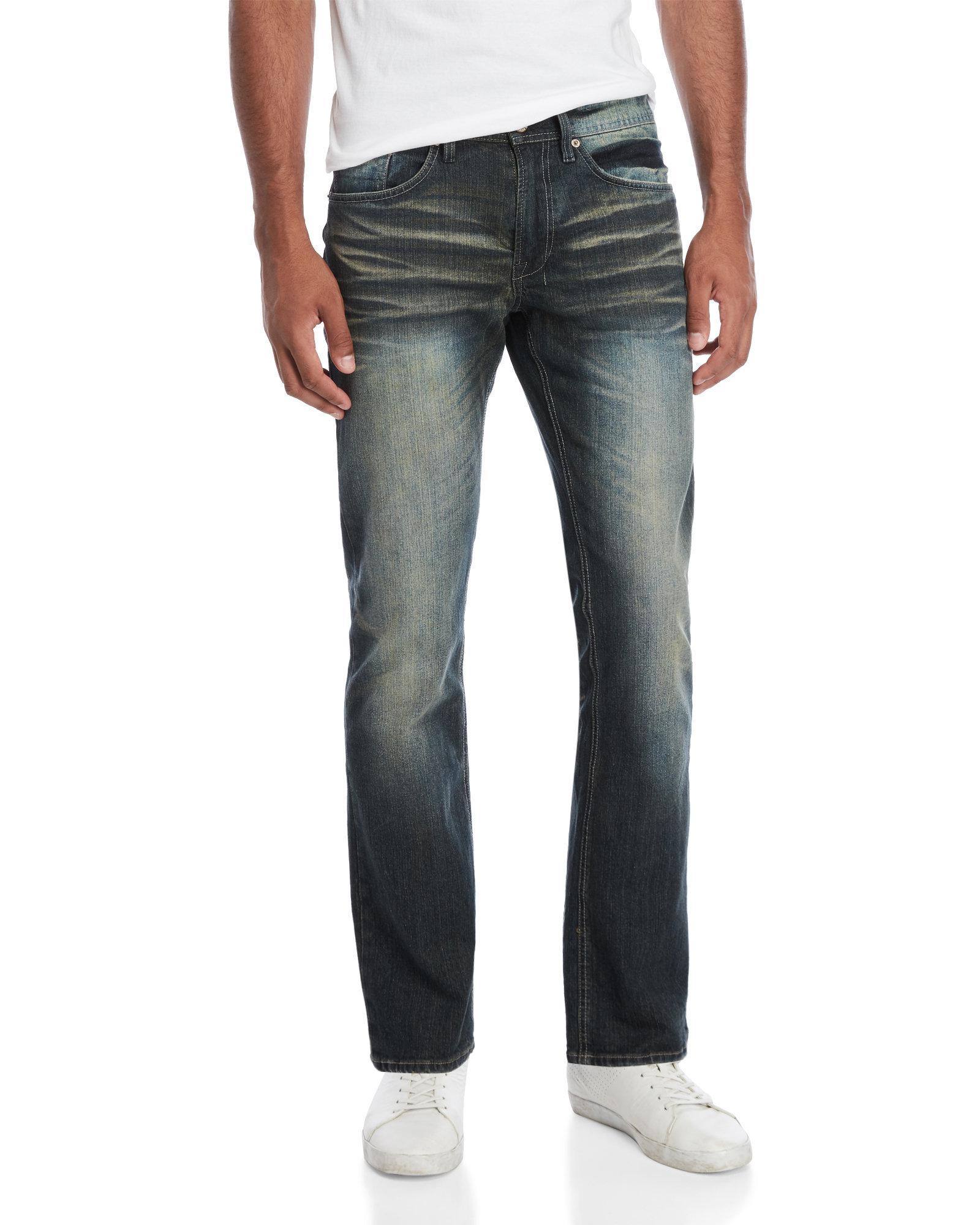 straight stretch jeans mens