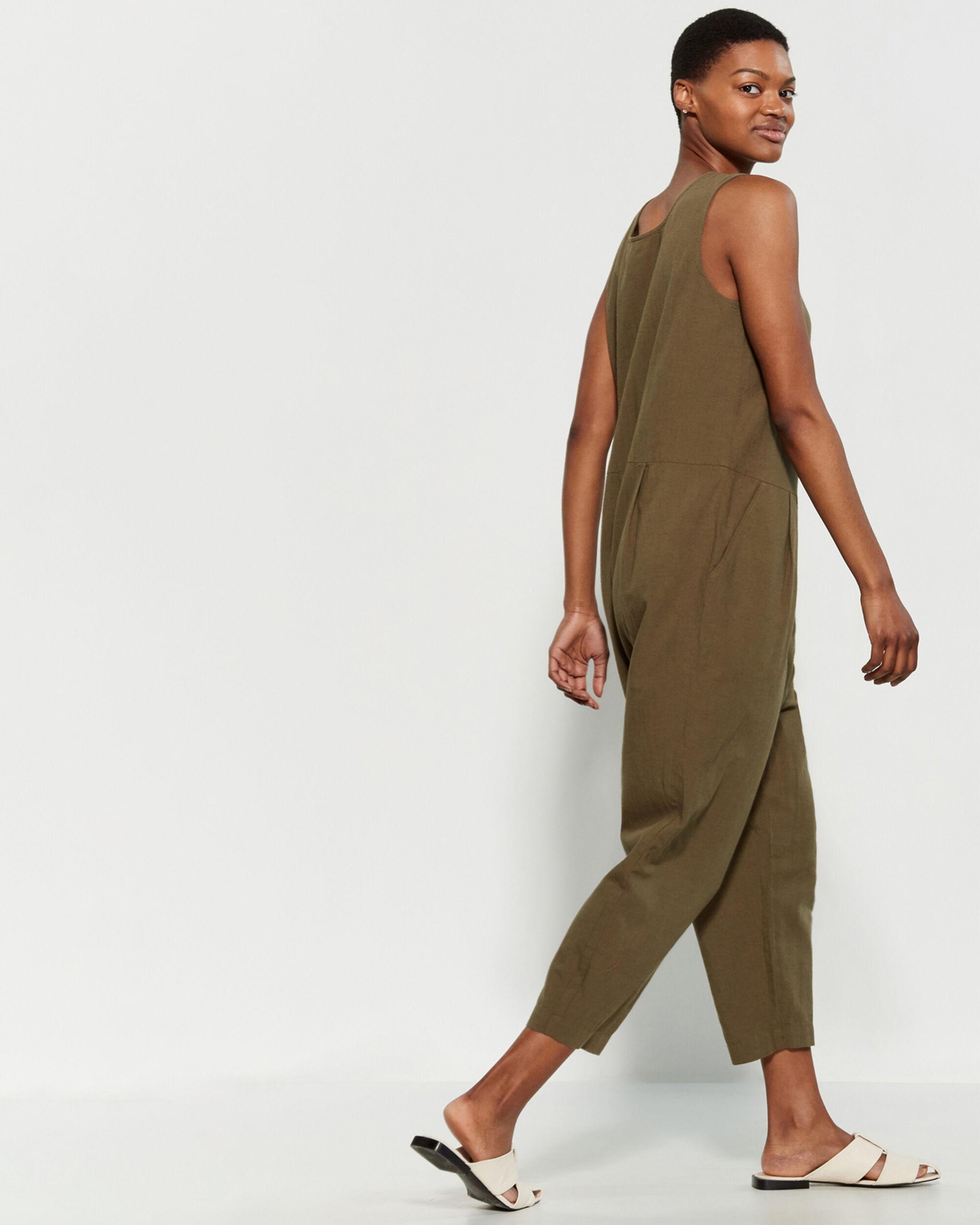 eileen fisher pleated jumpsuit