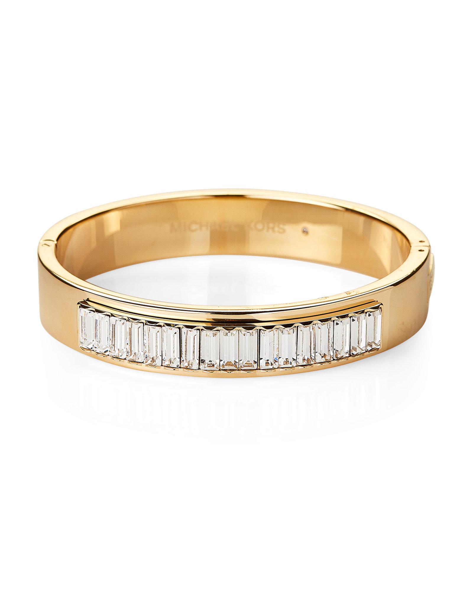 Michael Kors Gold-tone Baguette Bracelet in Metallic - Lyst
