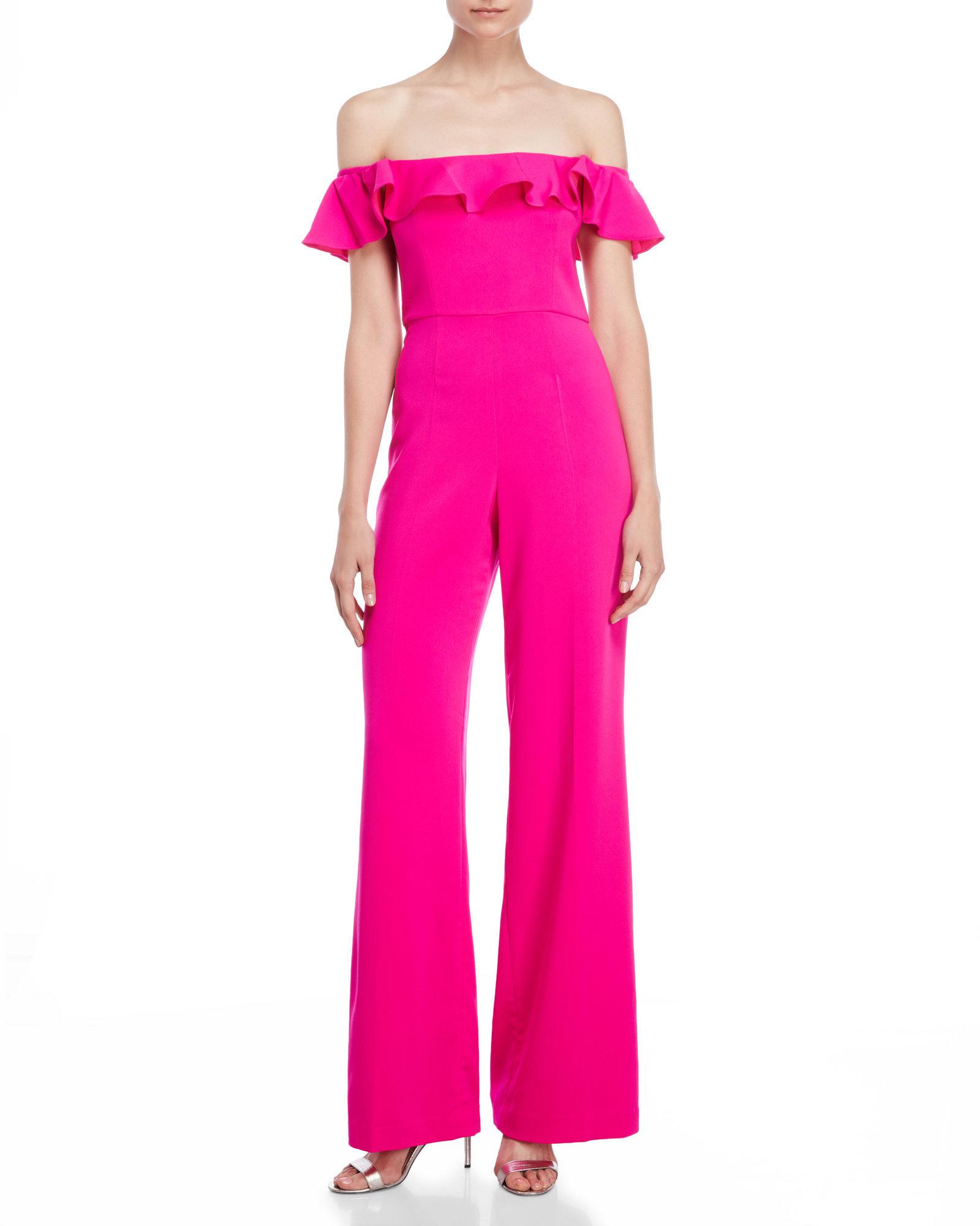 jay godfrey pink jumpsuit