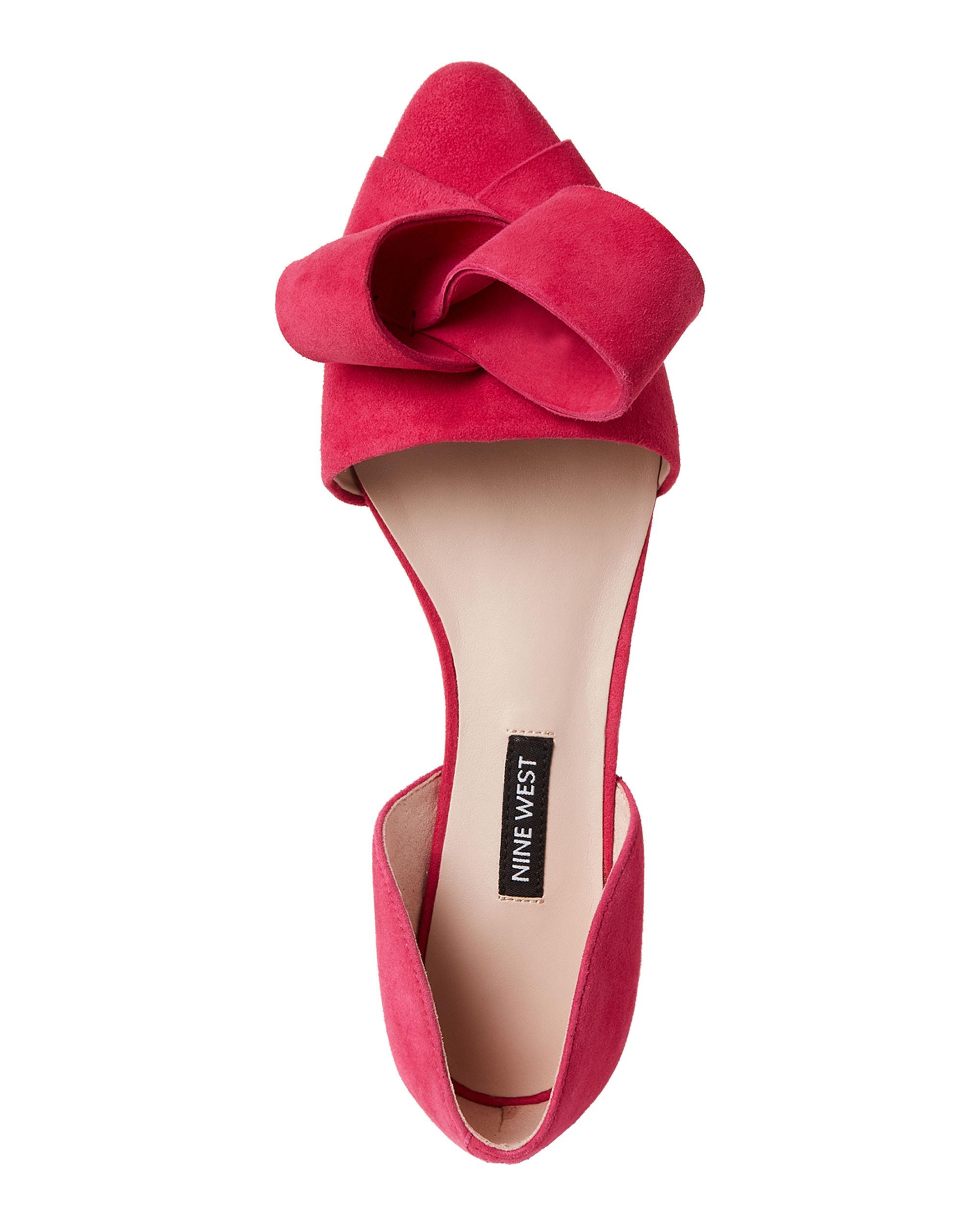 nine west bow flats