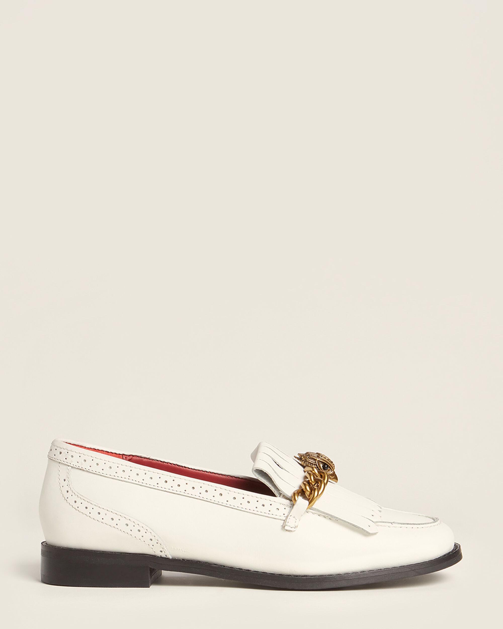 Kurt Geiger White Chelsea Formal Leather Loafers - Lyst