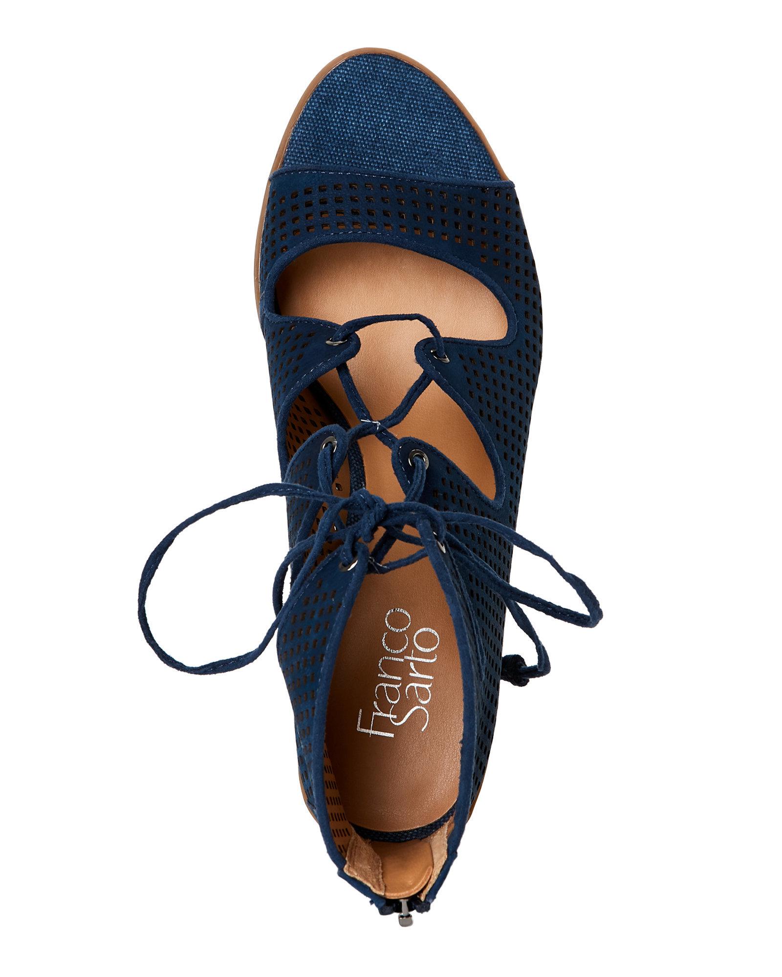 franco sarto lace up sandals