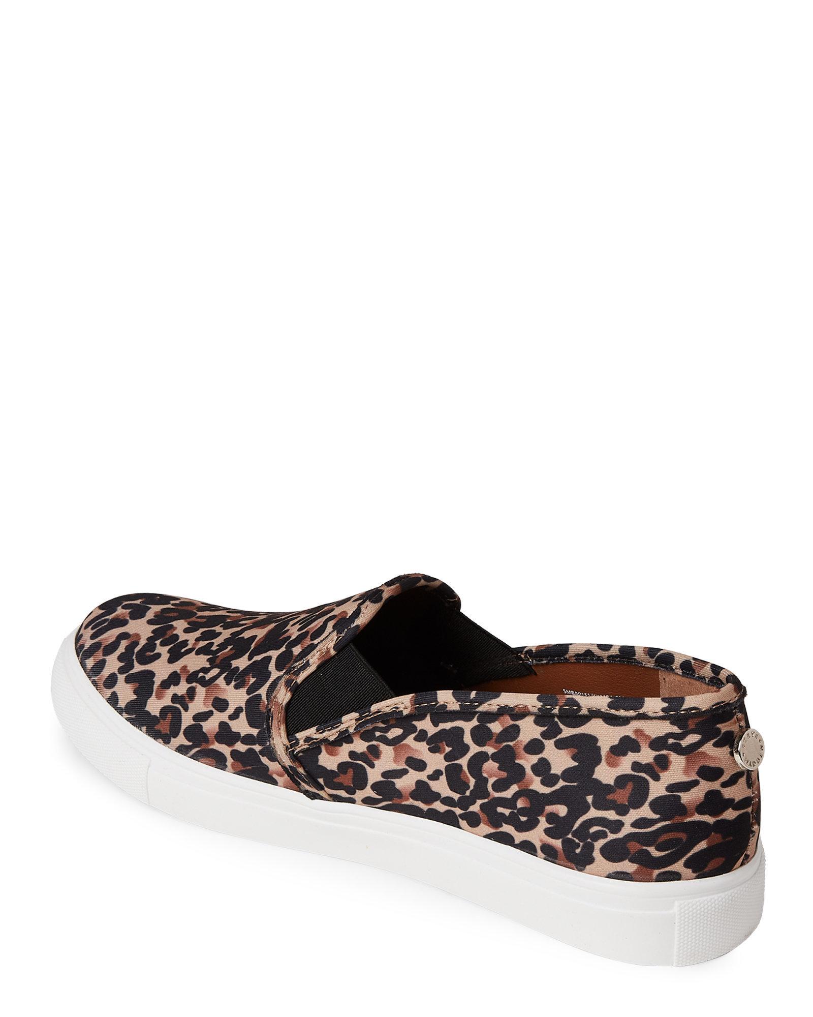 steve madden leopard platform sneakers