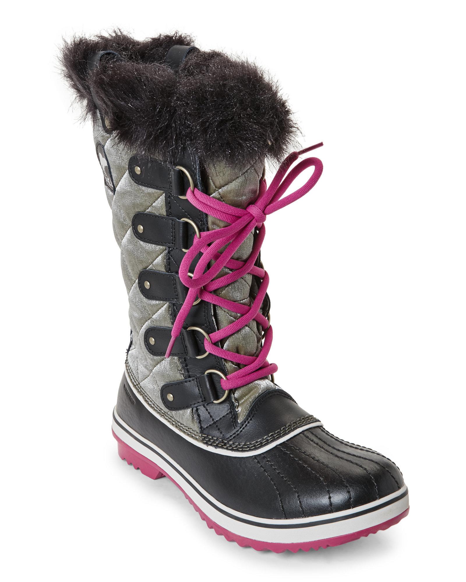 pink sorel boots
