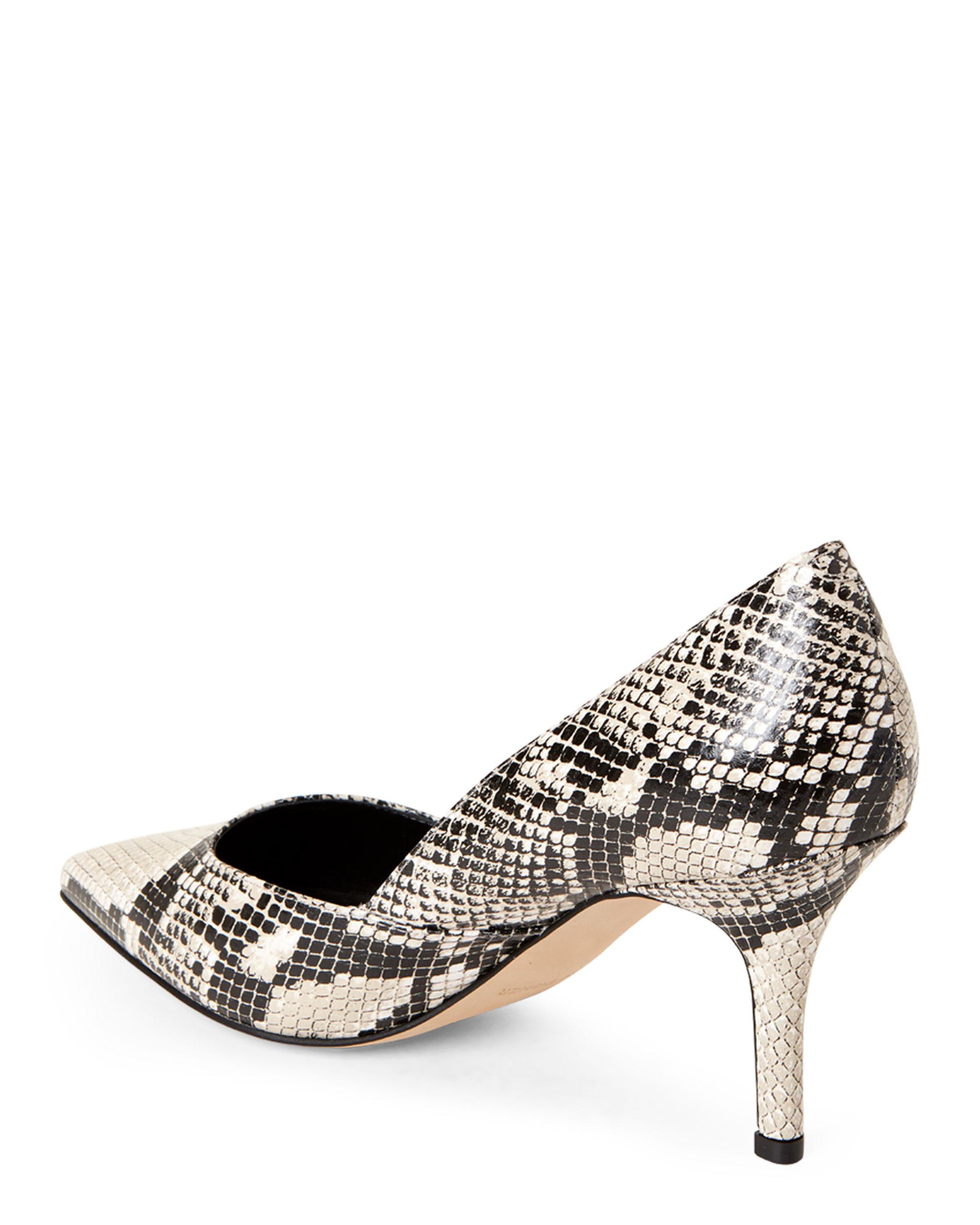 Marc Fisher Snake Tuscany Printed Pumps in Black - Lyst