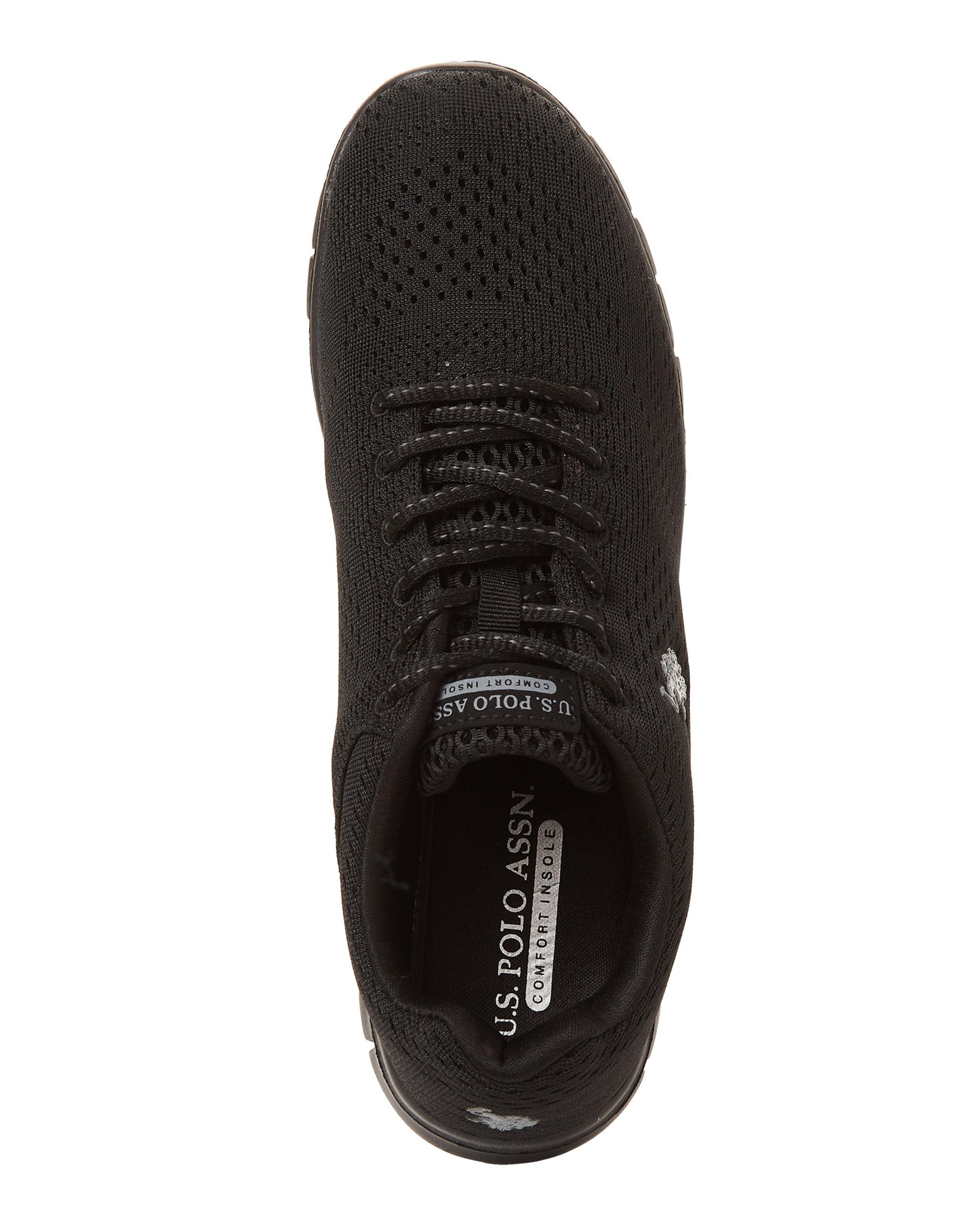 us polo assn black shoes