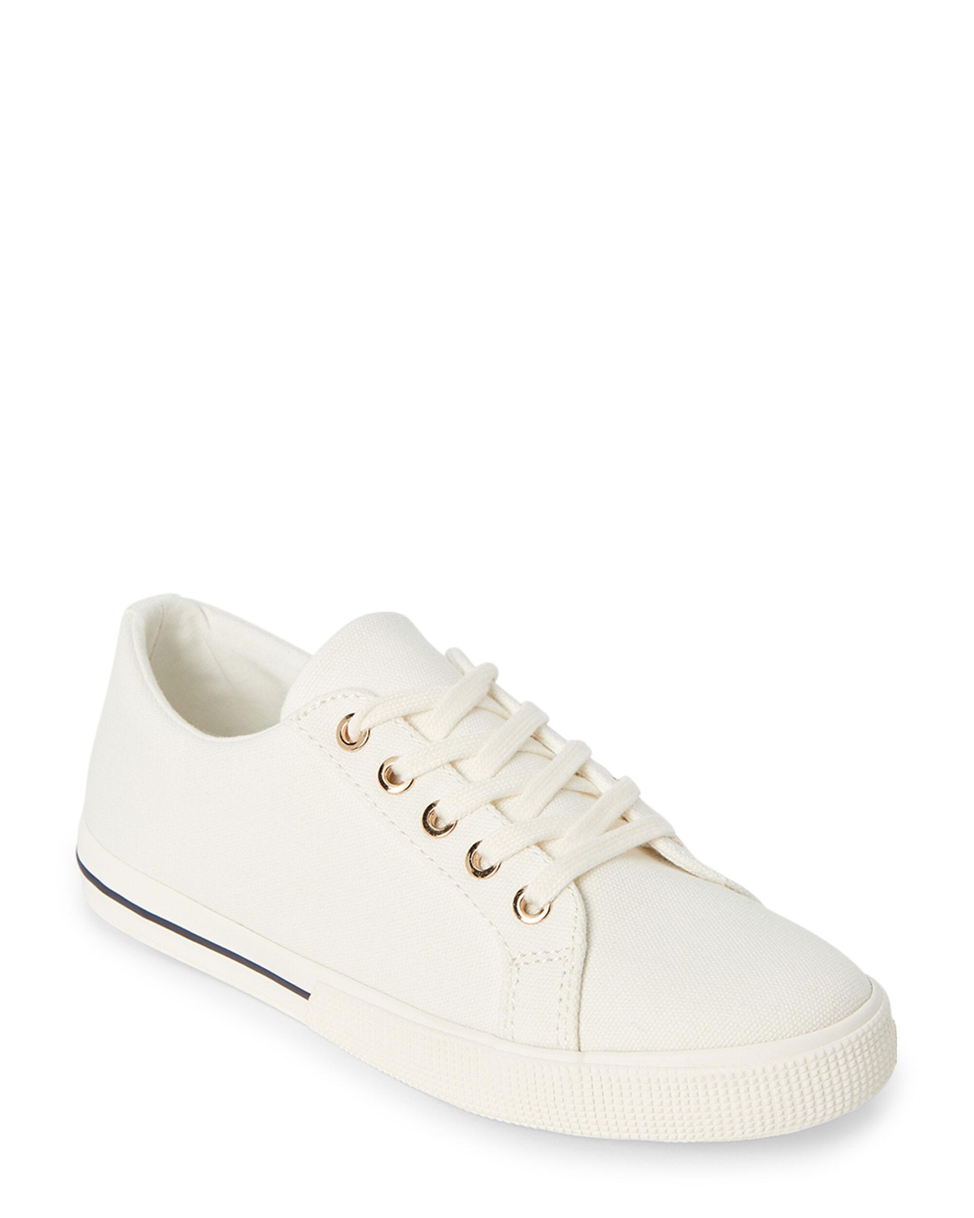 ralph lauren white canvas sneakers