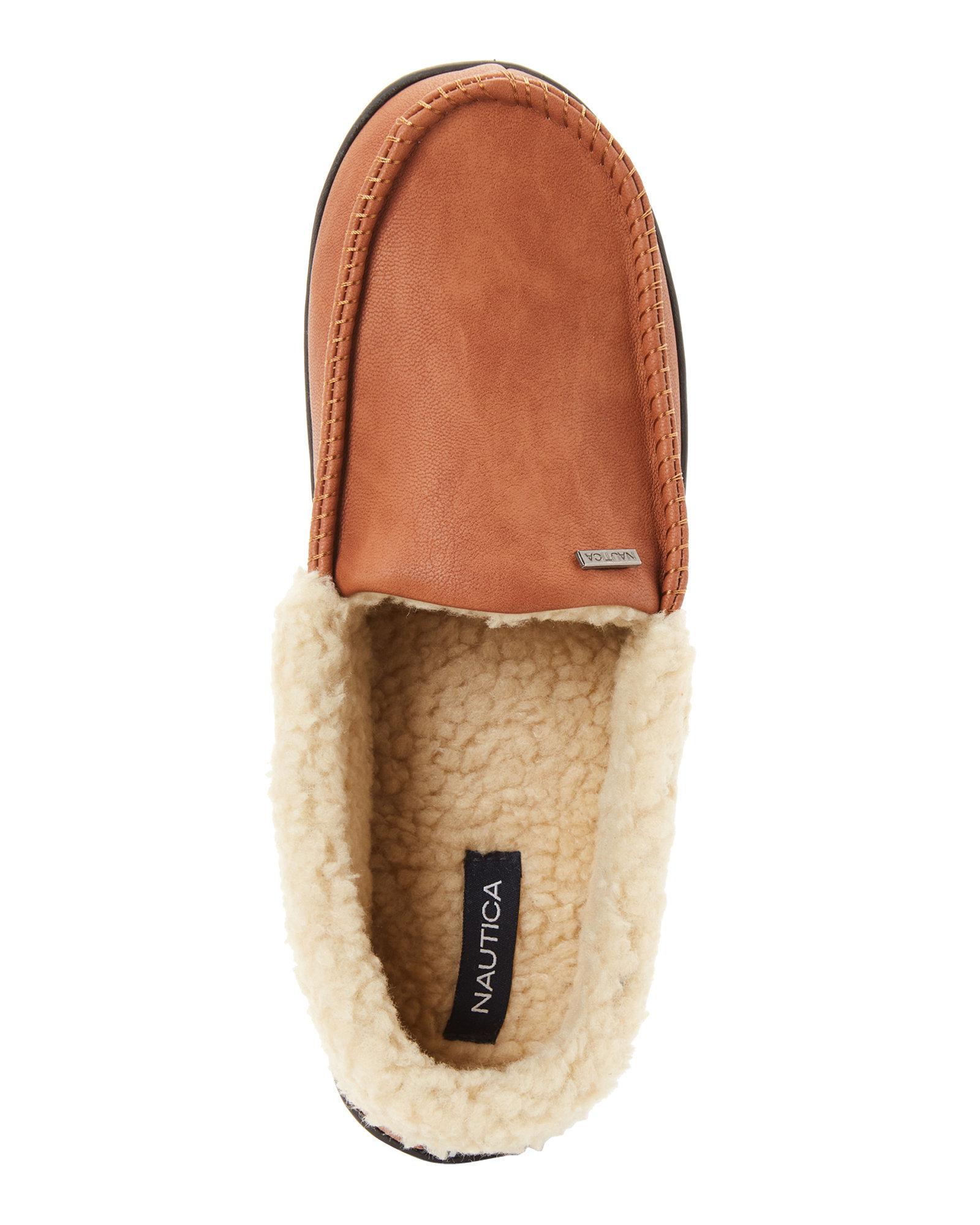 nautica moccasin slippers