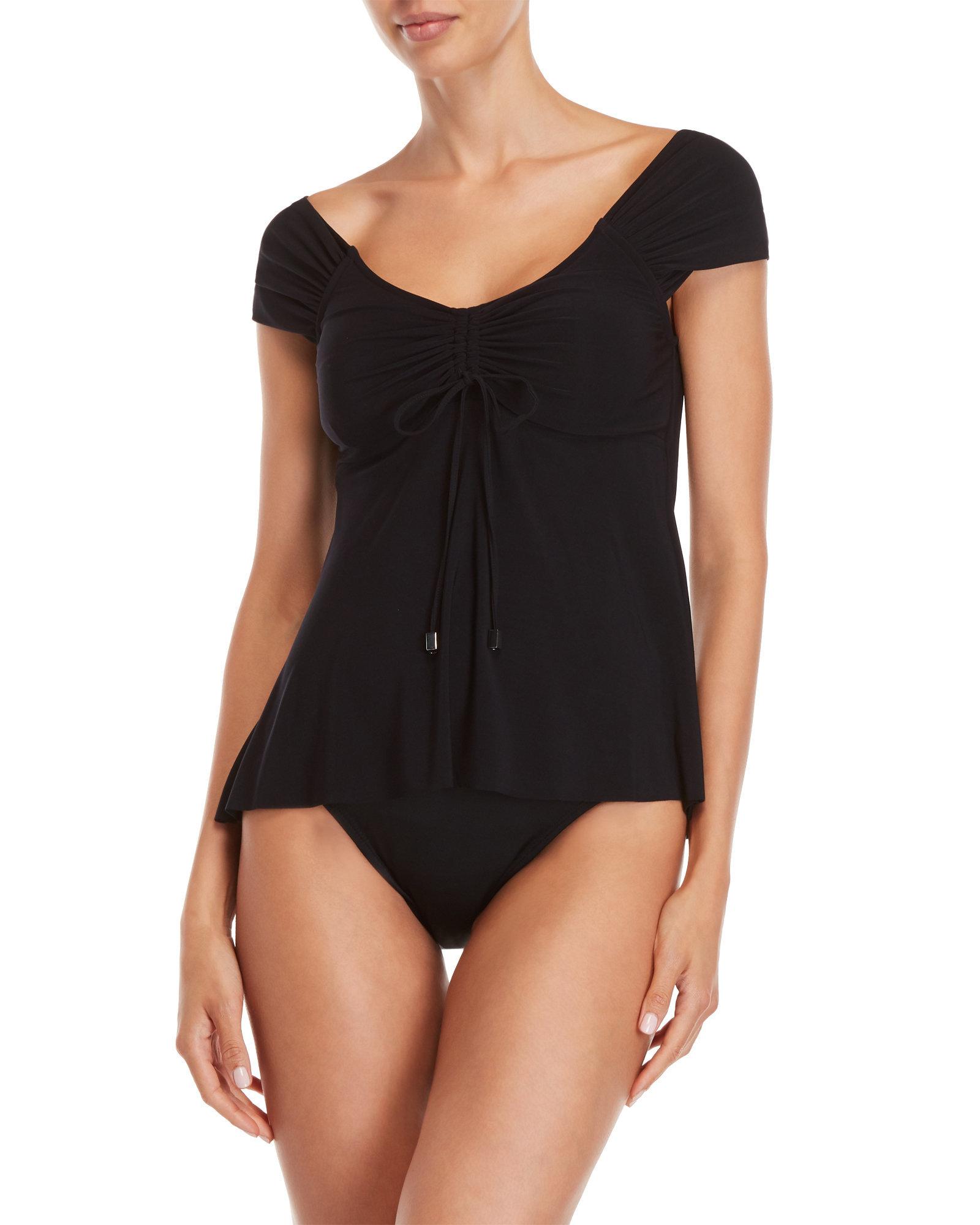 cap sleeve two piece swimsuit
