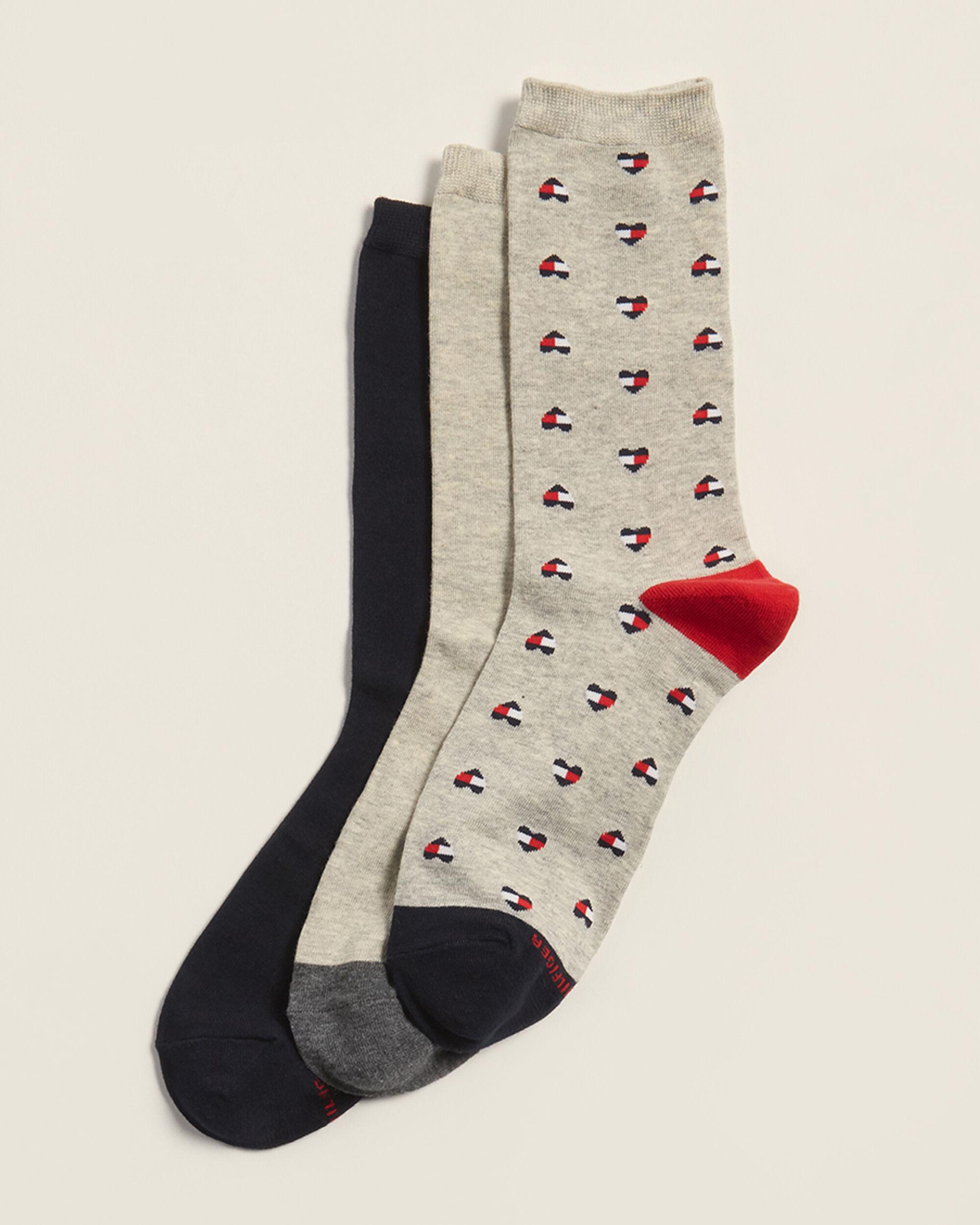 NWT NEW 6 X PAIRS TOMMY HILFIGER WOMEN HEART COTTON LOGO NO-SHOW LOW CUT SOCKS