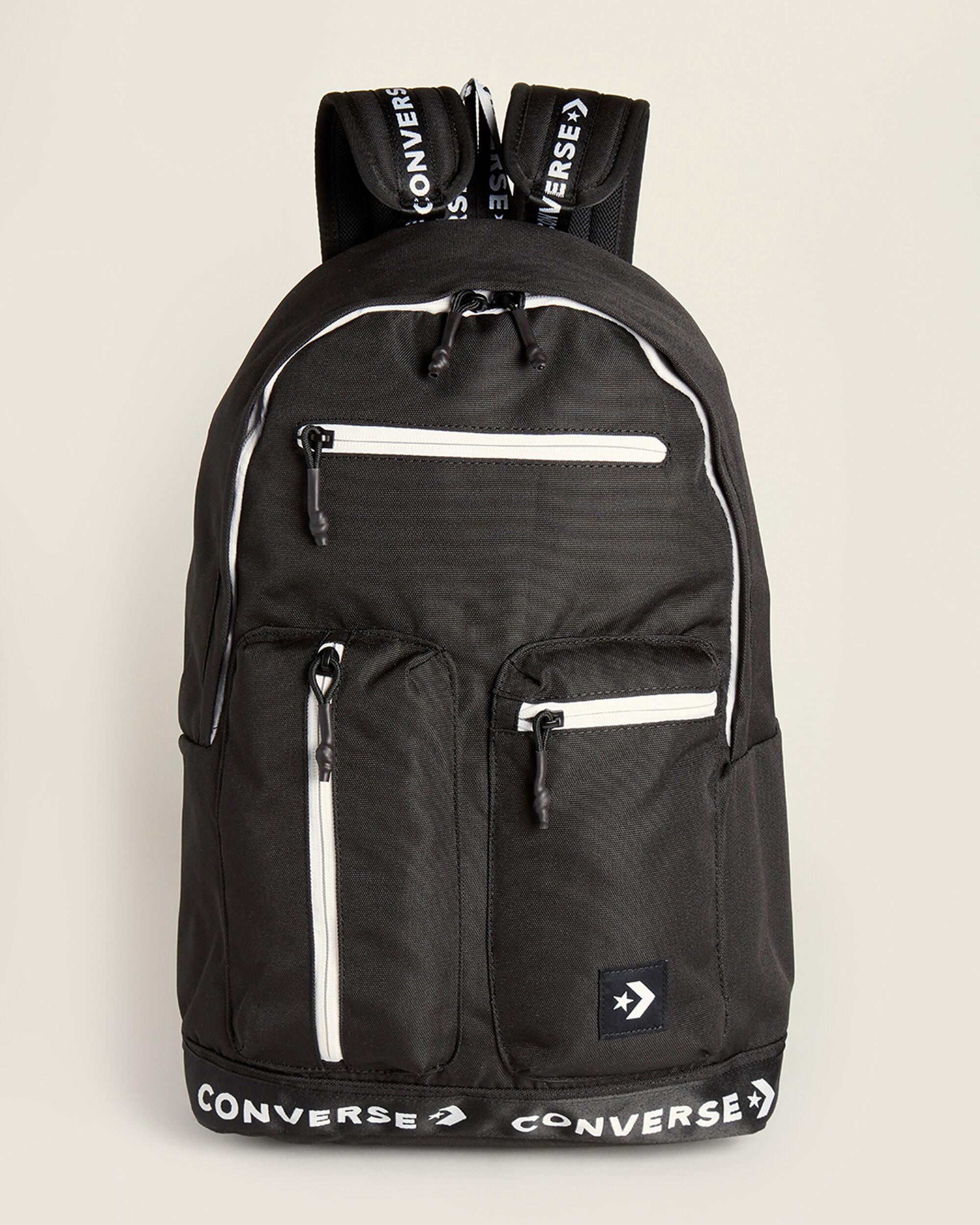 converse leather backpack