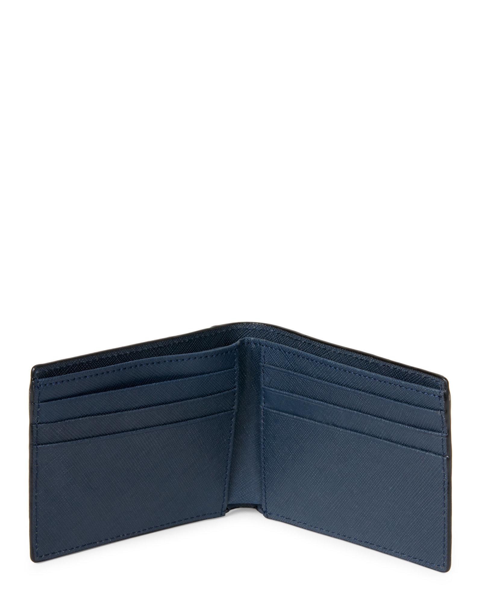 calvin klein blue wallet