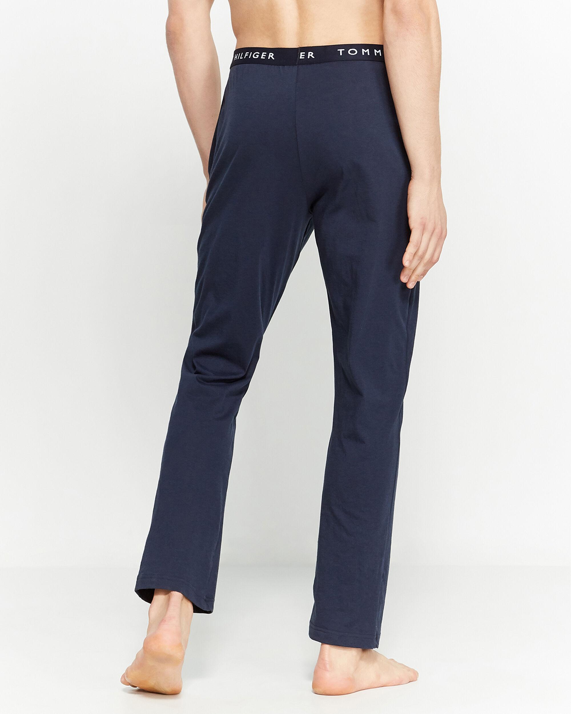 Tommy Hilfiger Cotton Knit Pajama Pants in Blue for Men Lyst