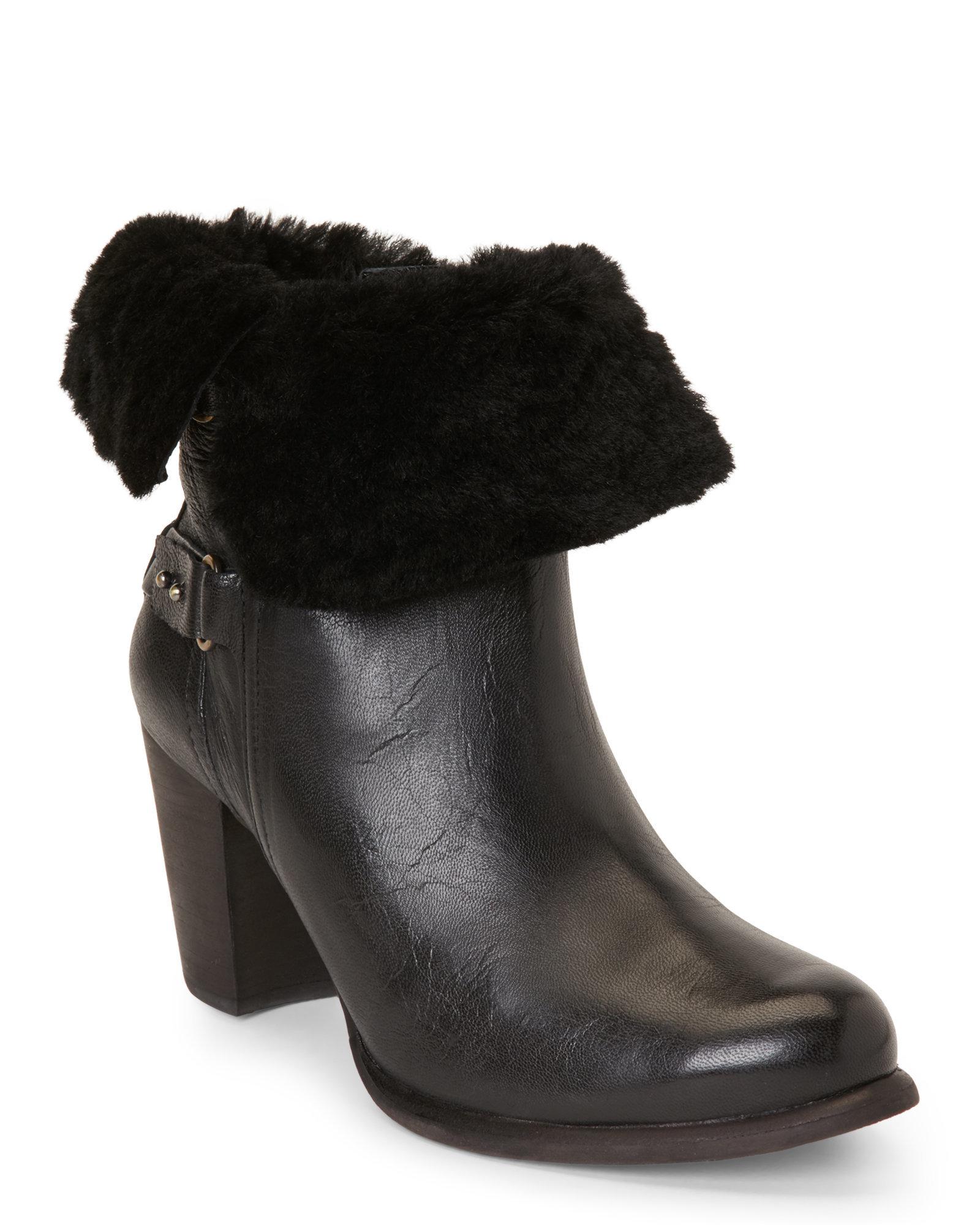 ugg jayne boots black