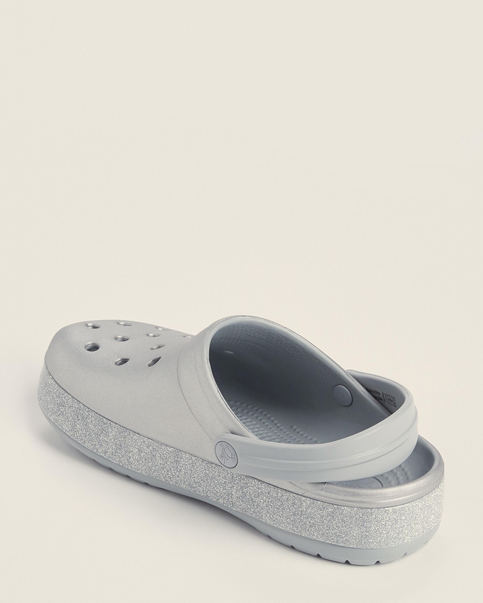 silver crocs