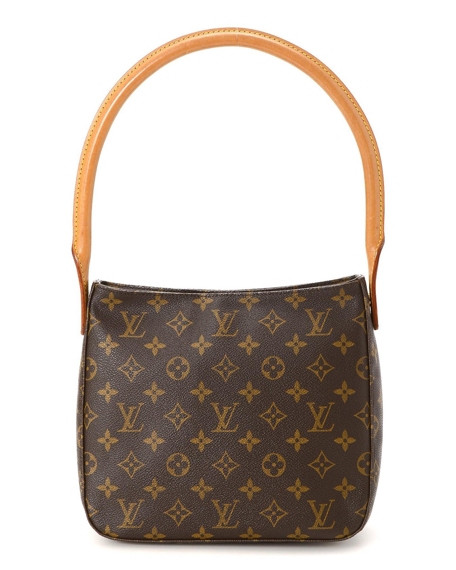 Louis Vuitton Canvas Monogram Looping Mm Shoulder Bag - Vintage in Brown - Lyst