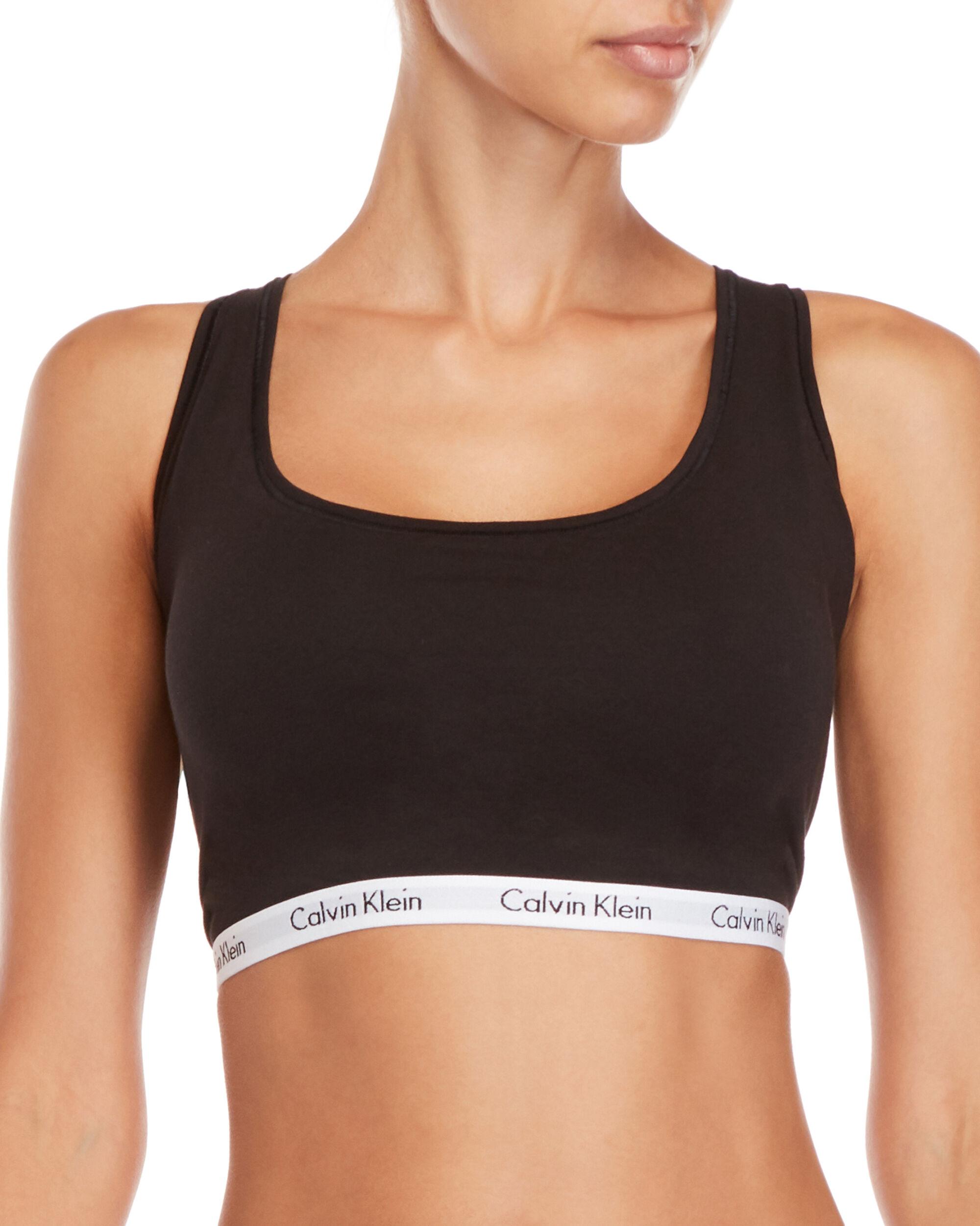 Calvin Klein Modern Cotton Plus Size Unlined Bralette in Black - Save
