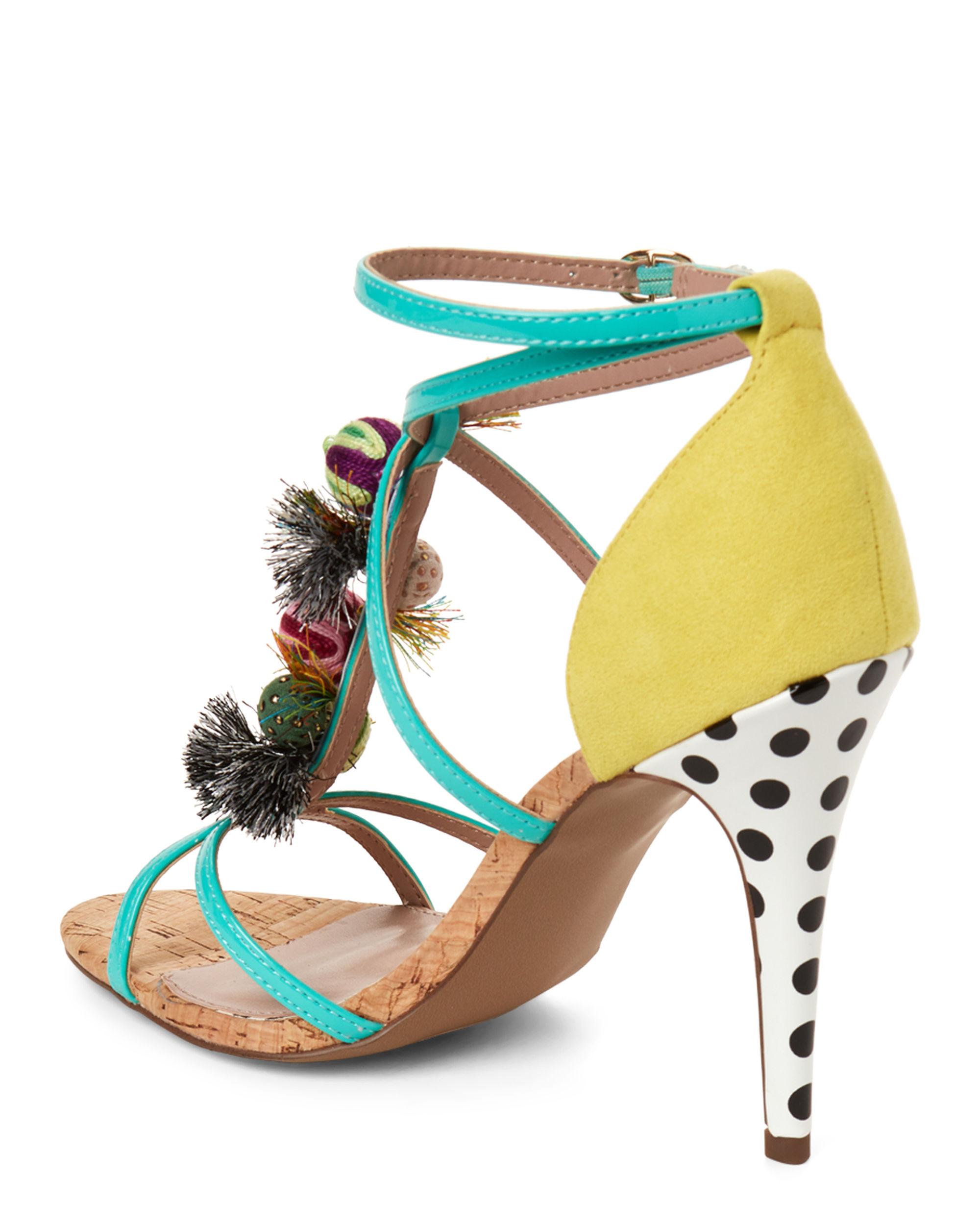 turquoise and blue shoes