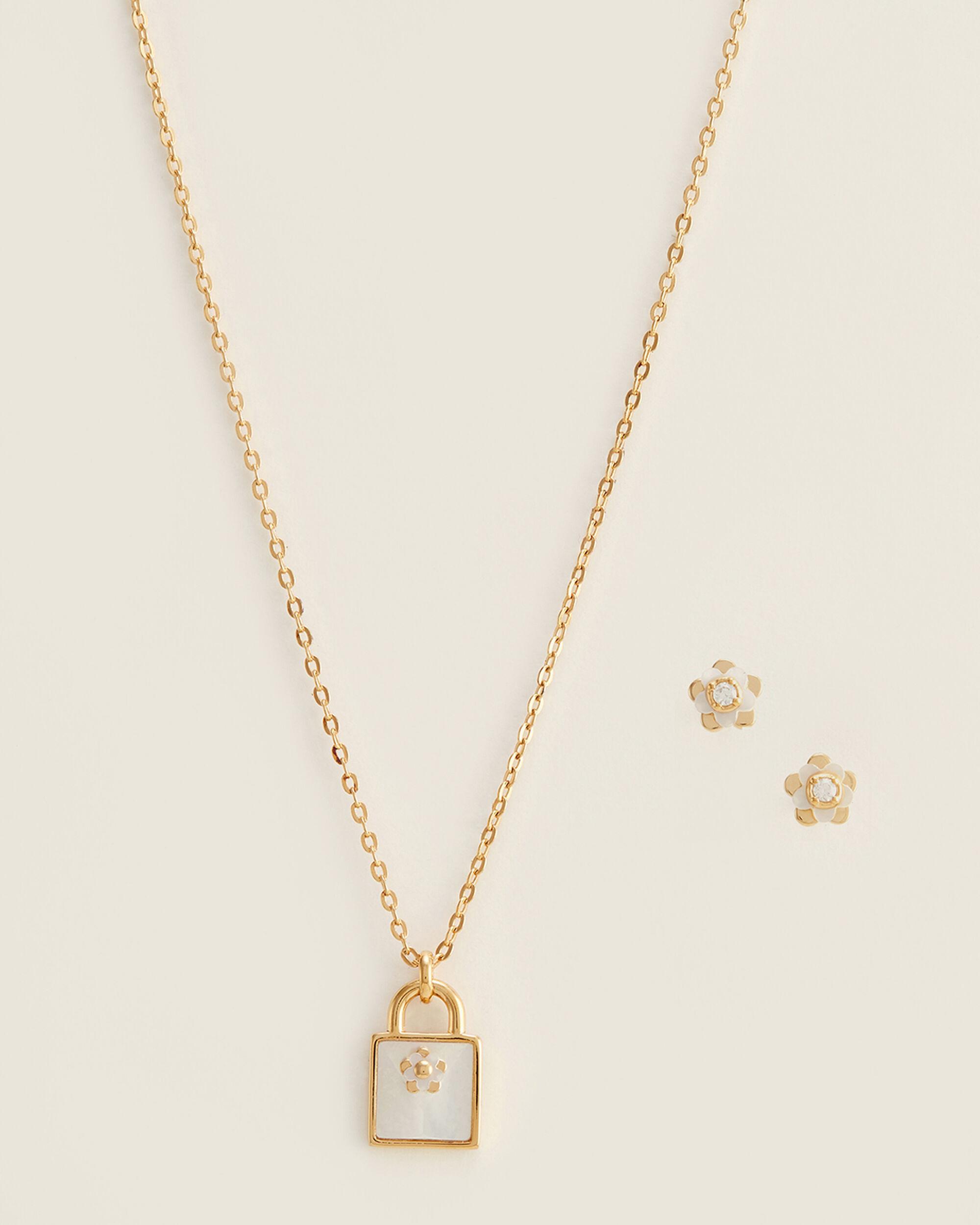 michael kors necklace earring set