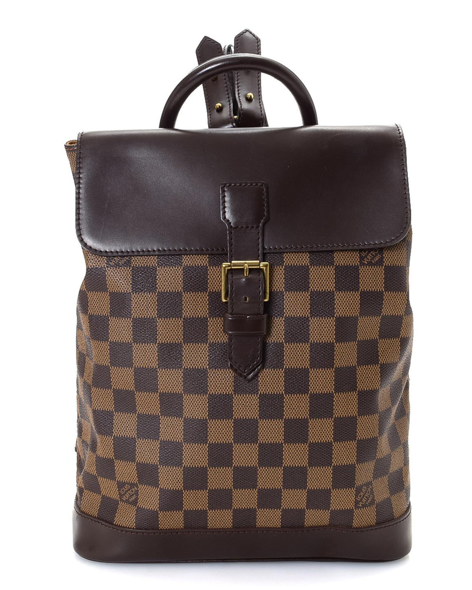 Louis Vuitton Canvas Soho Lv Damier Ebene Backpack - Vintage in Brown - Lyst