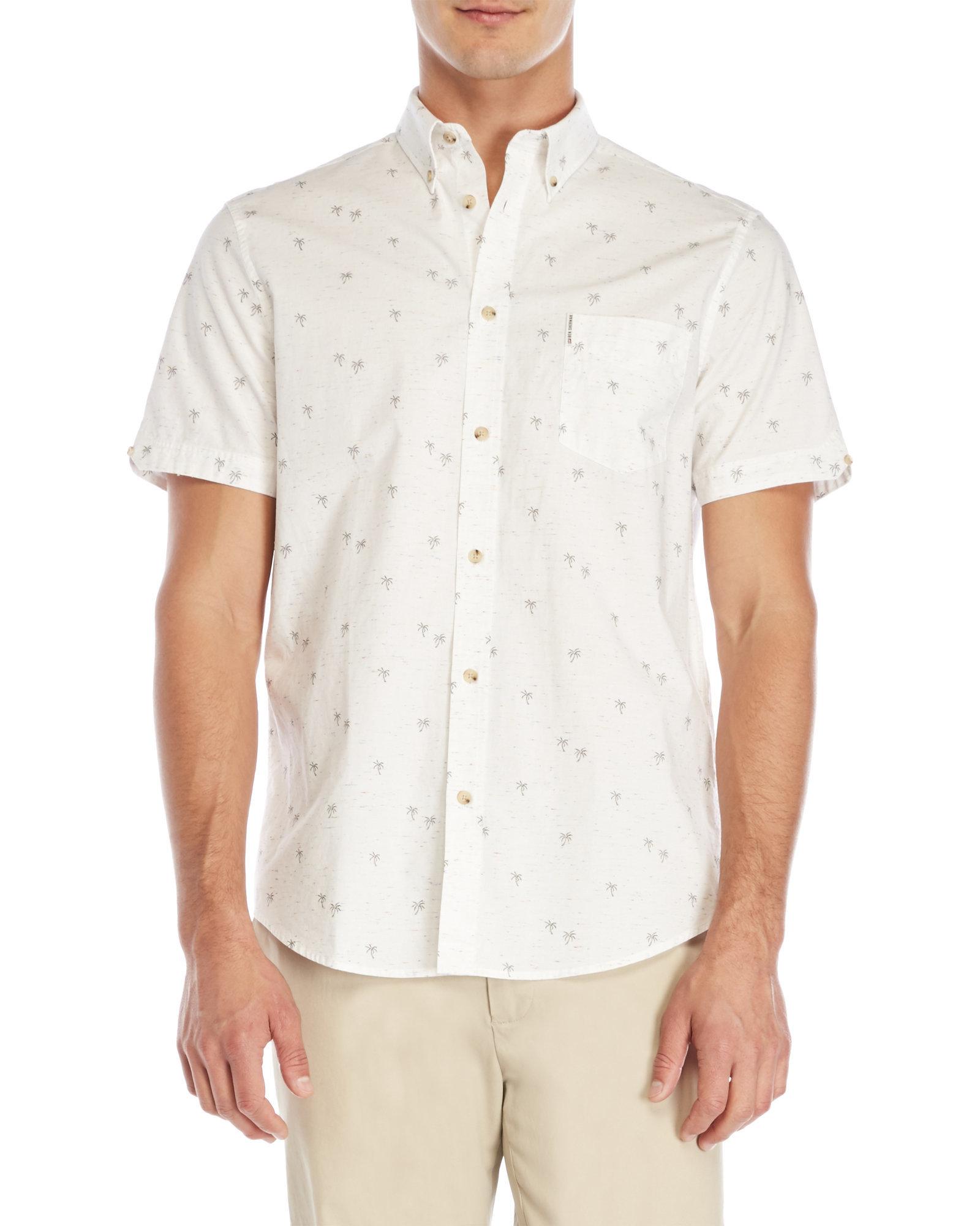 ben sherman button down short sleeve