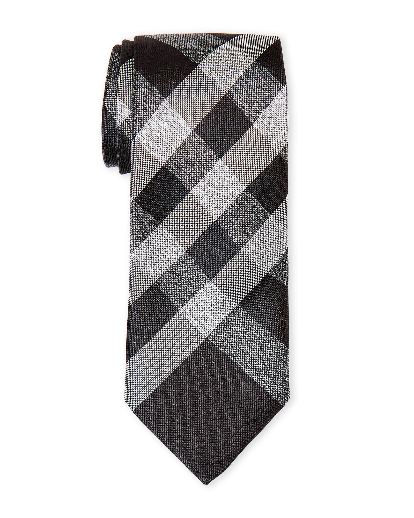 burberry silver tie