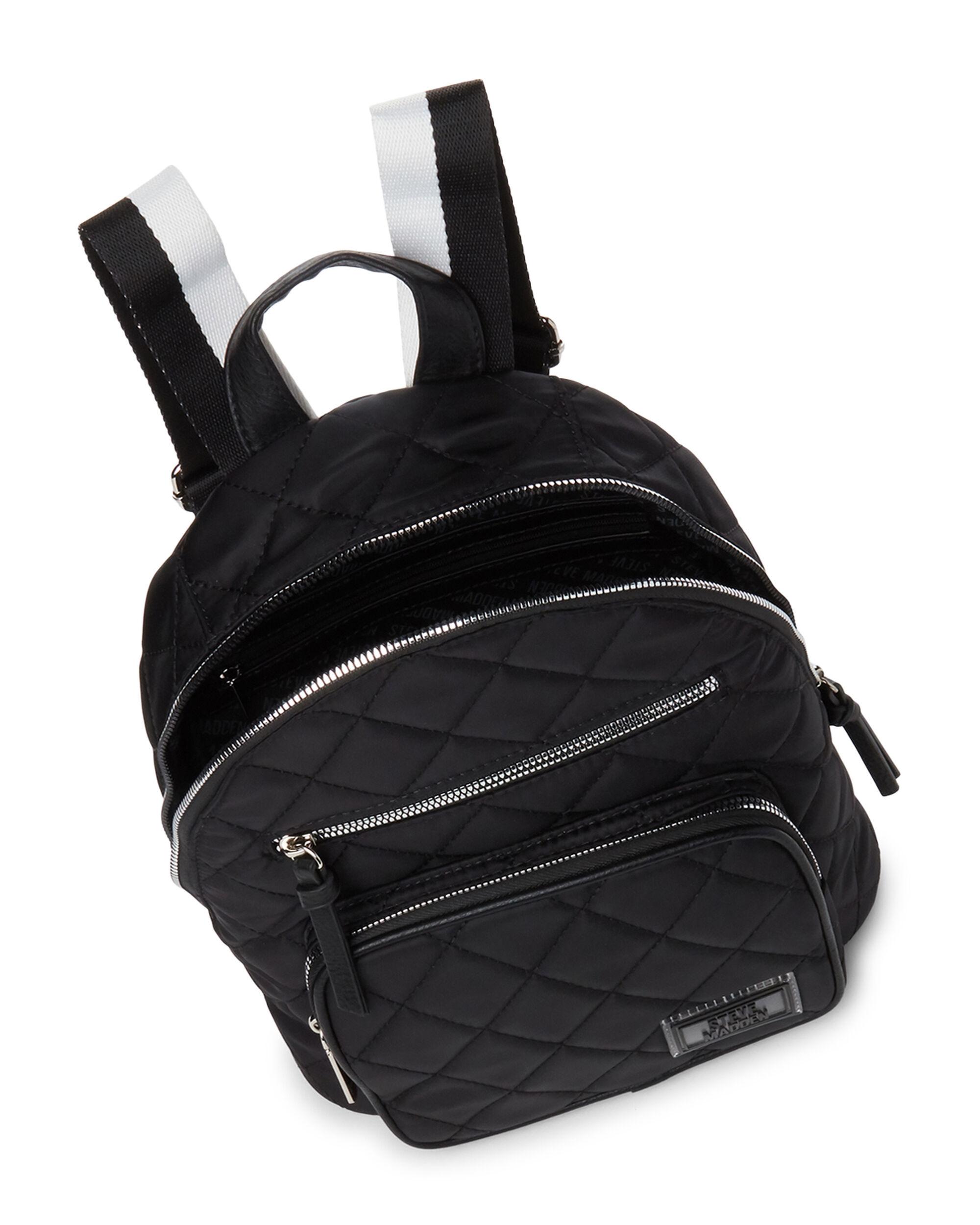 Steve Madden Synthetic Black Lennox Quilted Backpack - Lyst