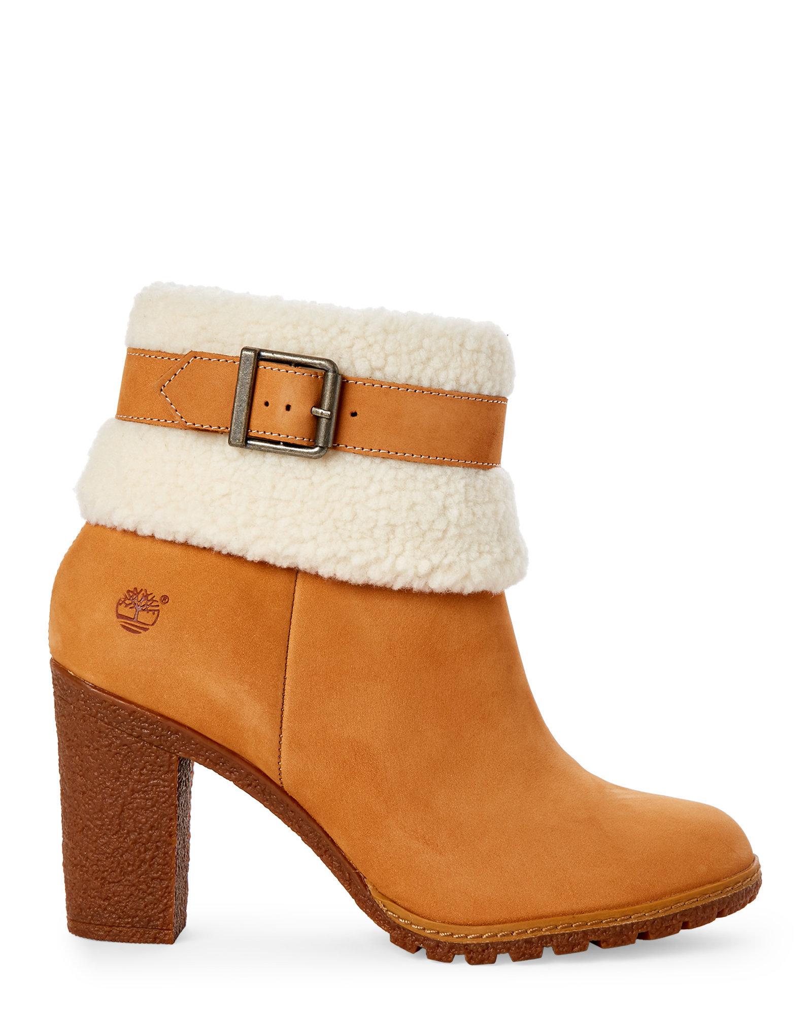 timberland high heels