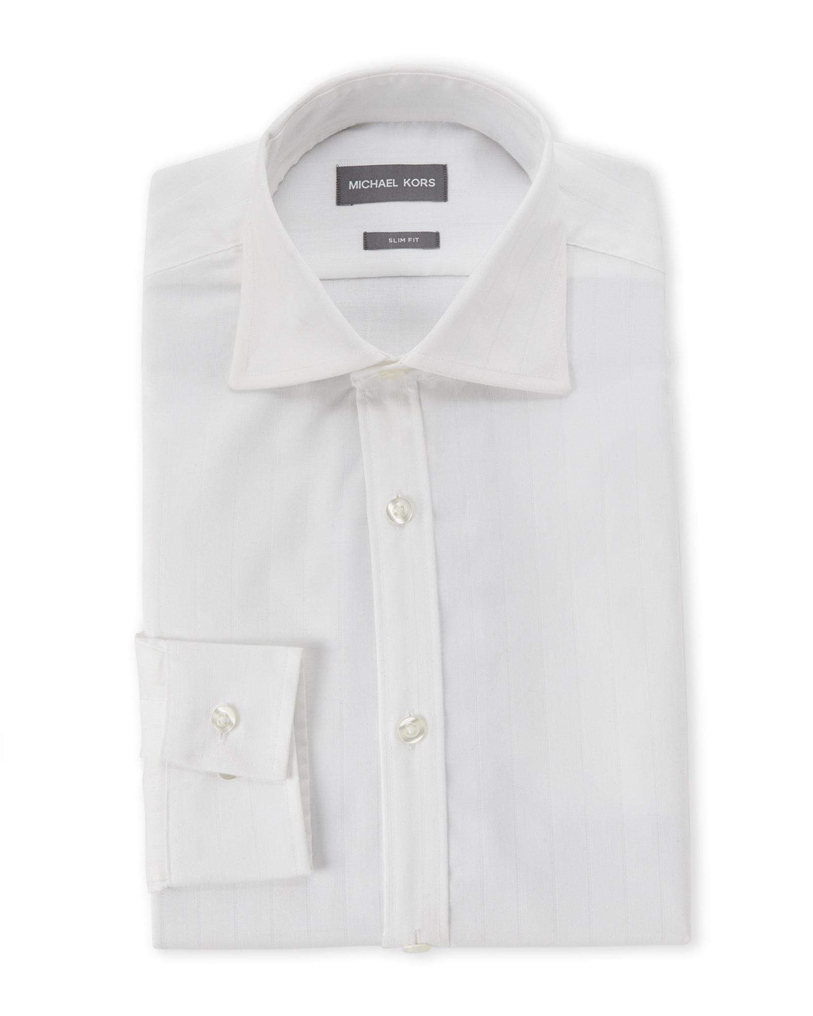 michael kors slim fit dress shirt