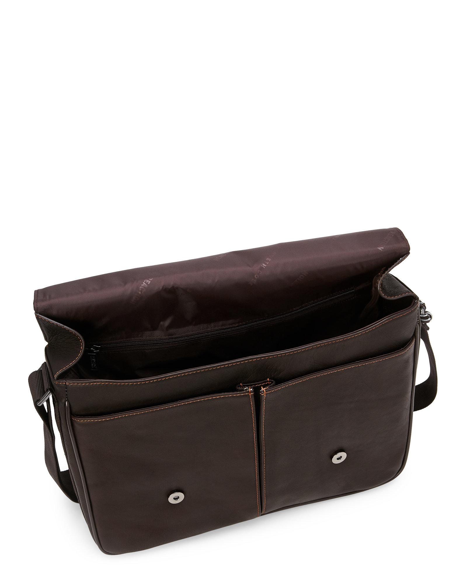 Lyst Kenneth Cole Reaction Risky Business Messenger Bag In Black Lyst Kenneth Cole Reaction Risky Business Messenger Bag In Black For Men