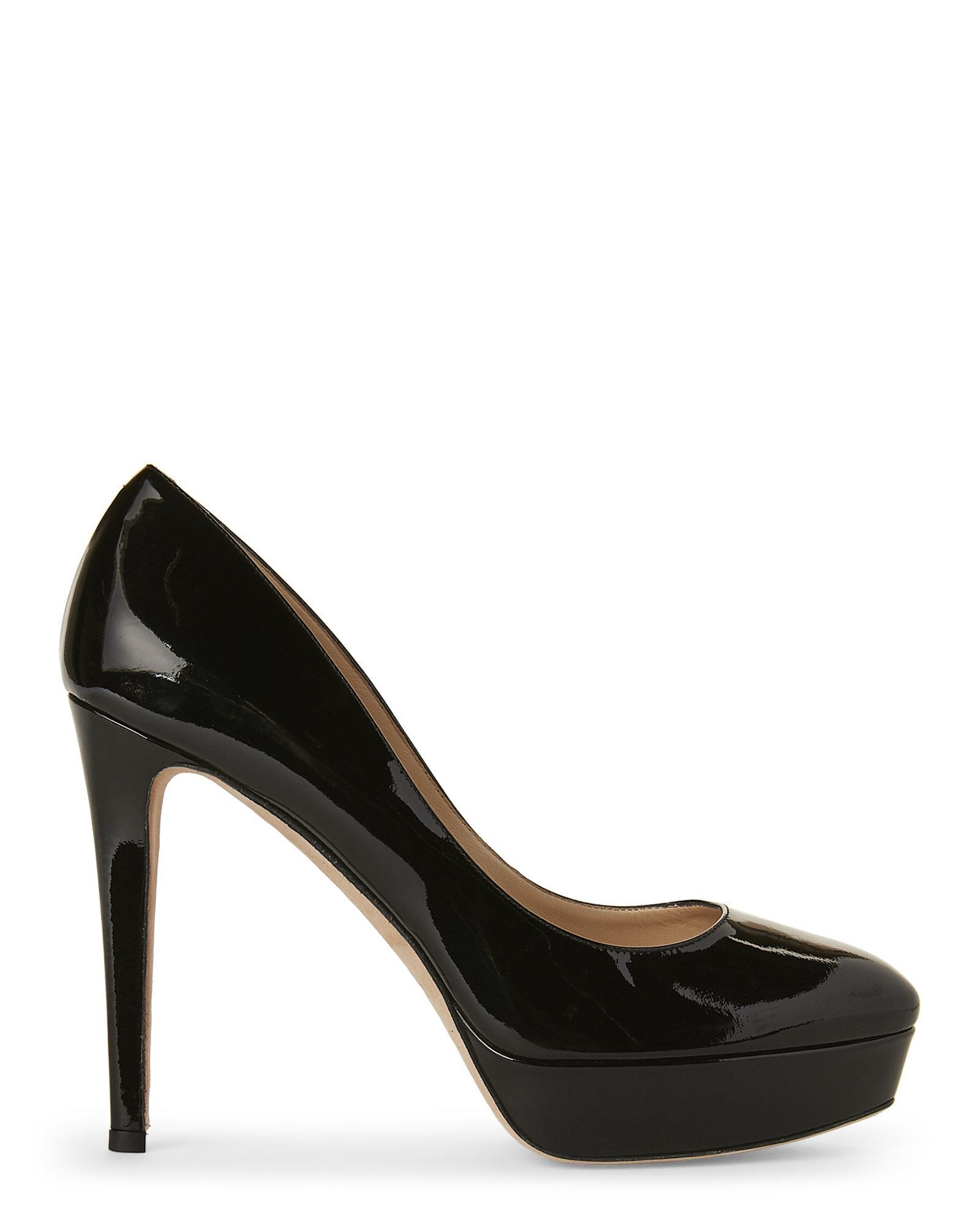 Jimmy Choo Leather Alex Platform Pumps in Black Lyst