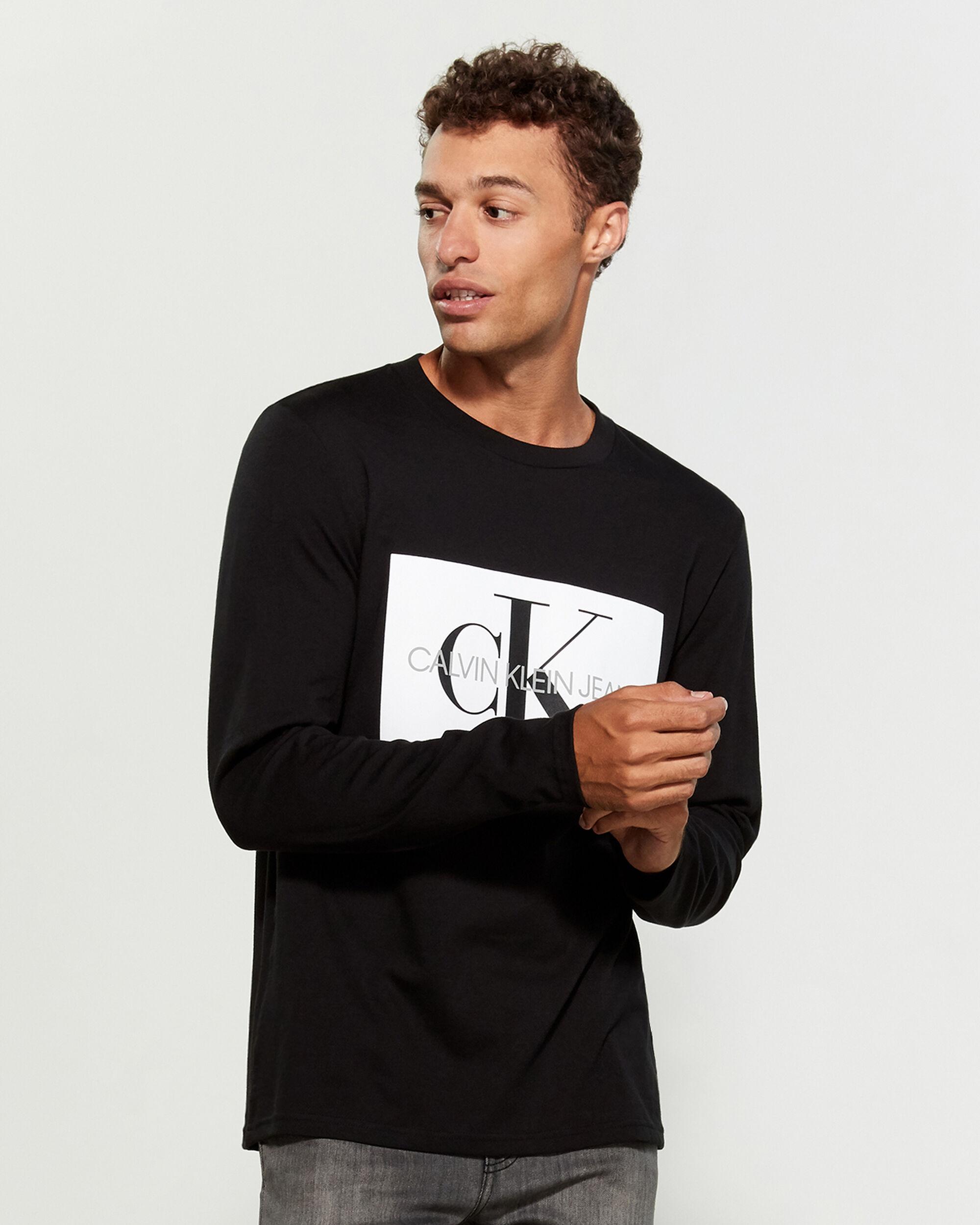 calvin klein long sleeve logo