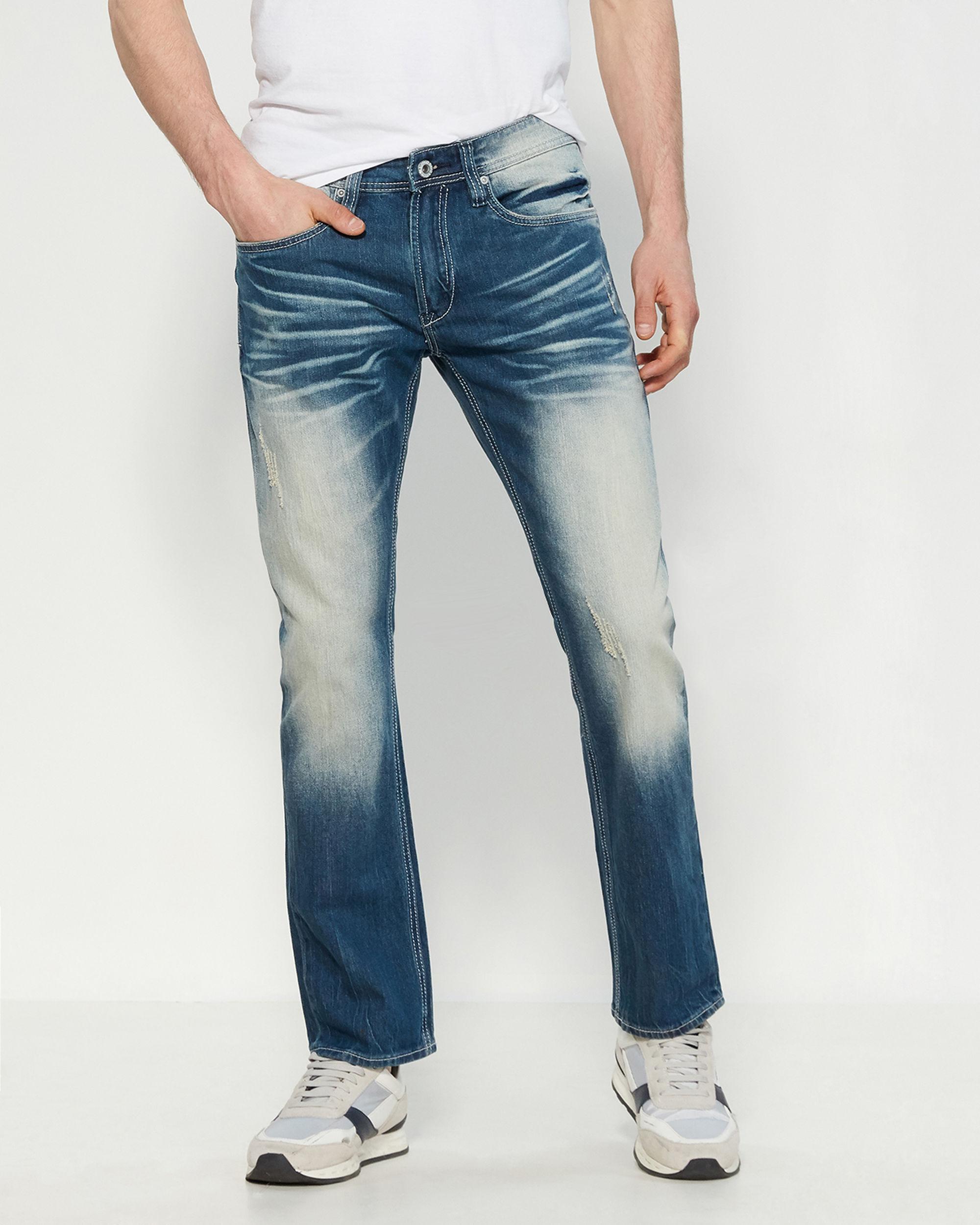 buffalo straight stretch jeans