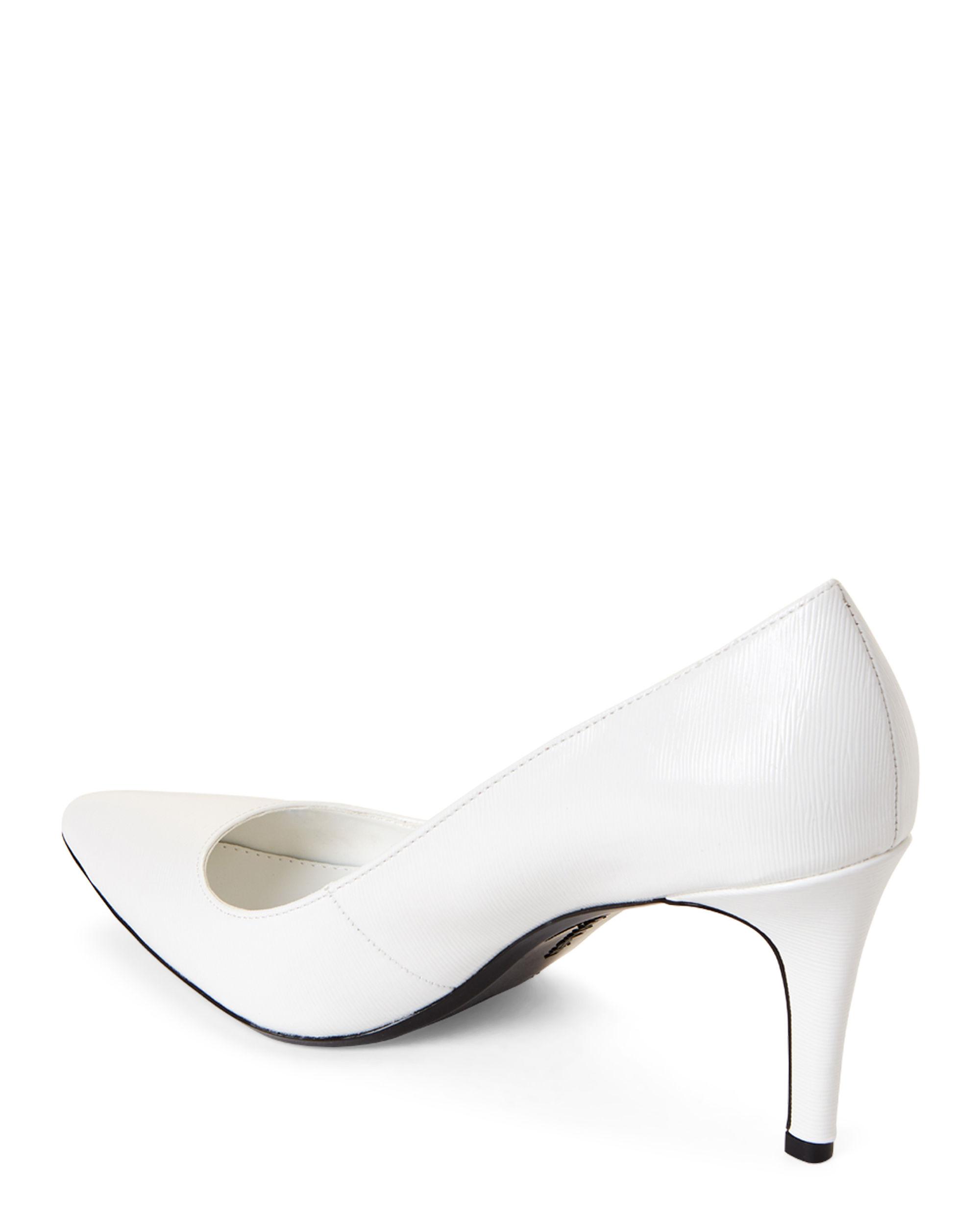 calvin klein white pumps