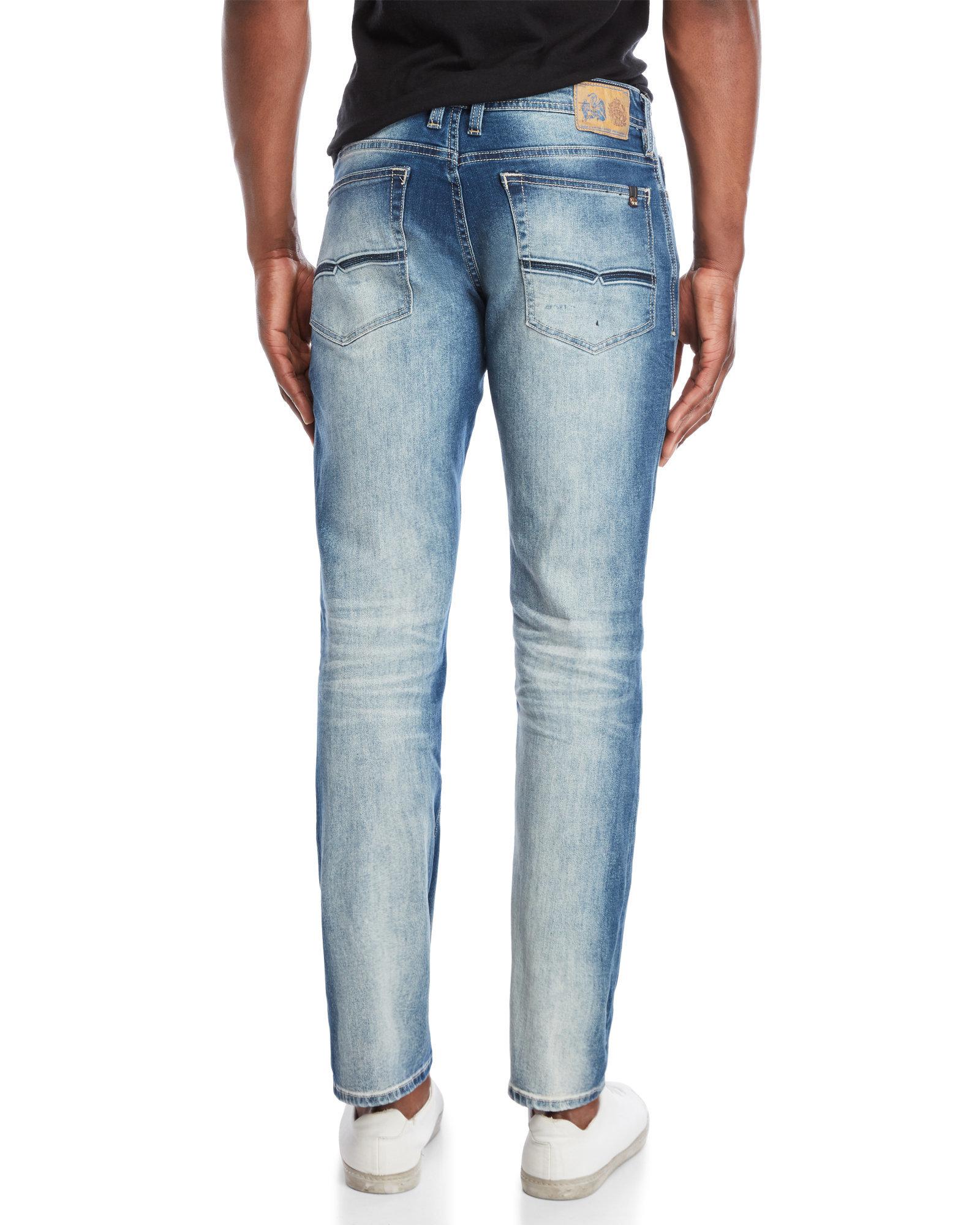 Buffalo David Bitton Driven-x Basic Straight Stretch Jeans in Blue for ...