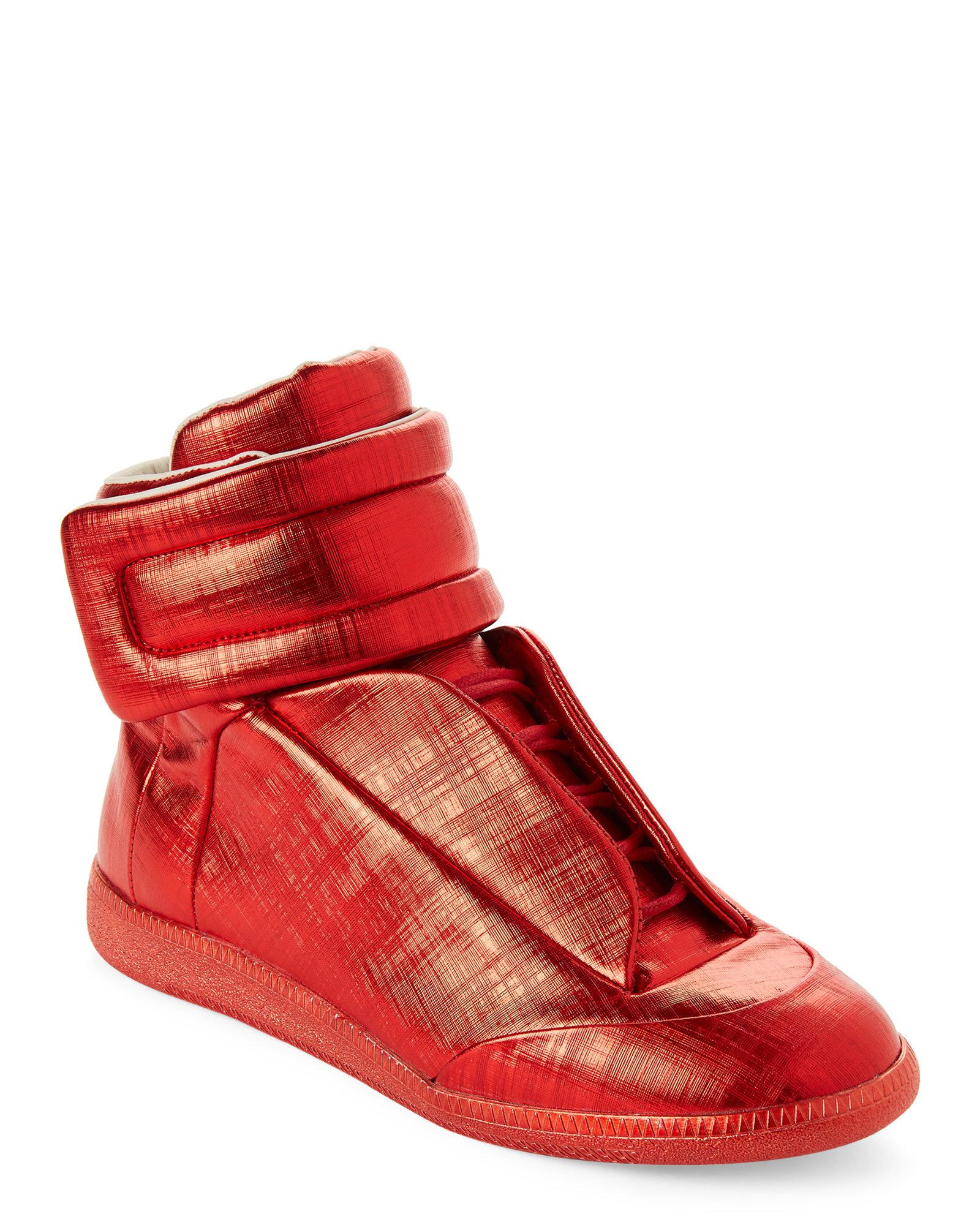 maison margiela future high top red