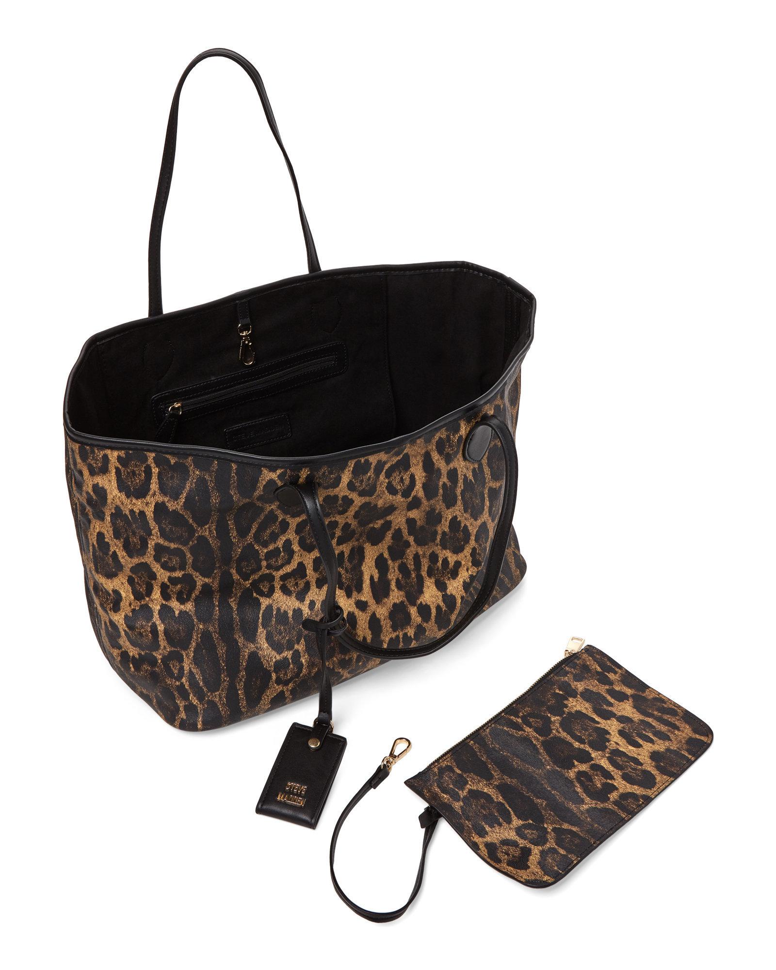 steve madden animal print bag