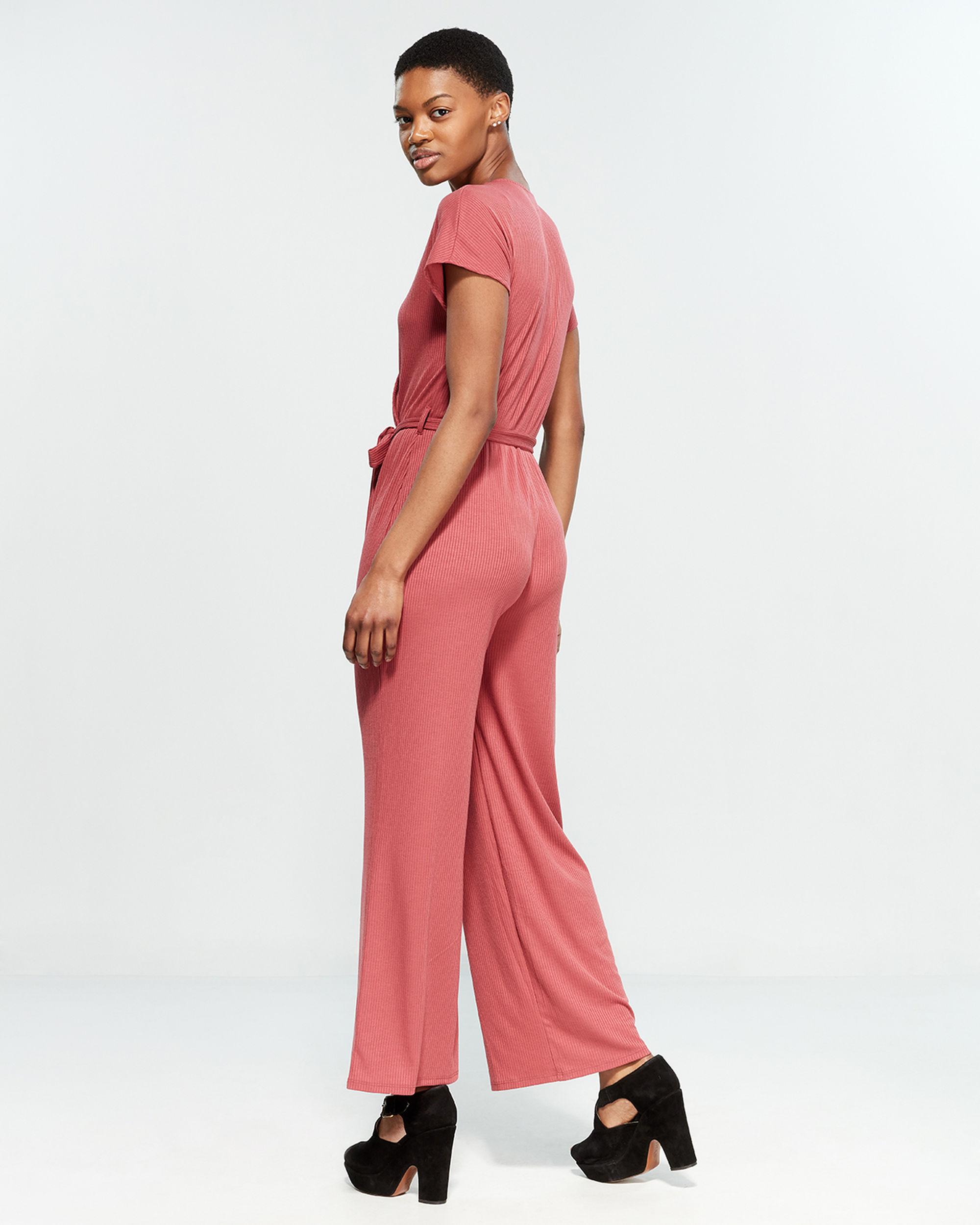 pink rose jumpsuit
