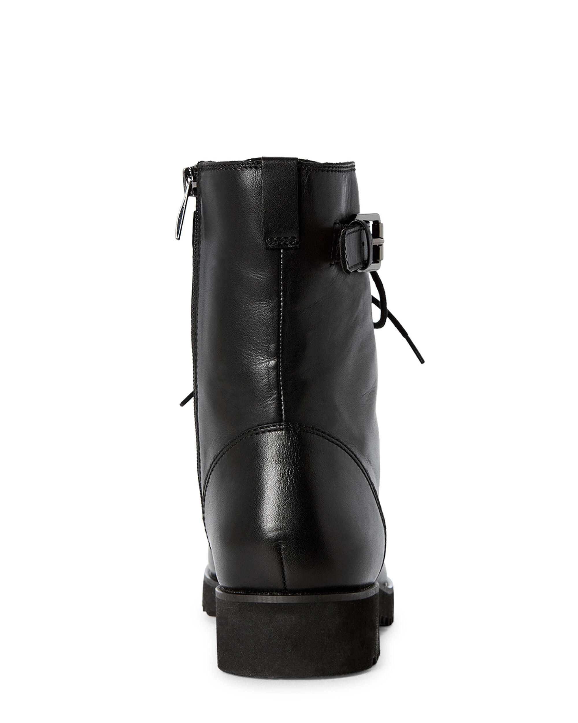 franco sarto canon leather combat boots