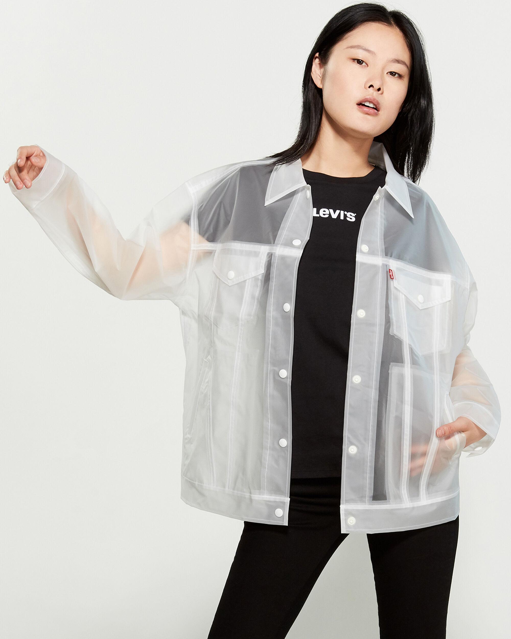 levis clear trucker jacket