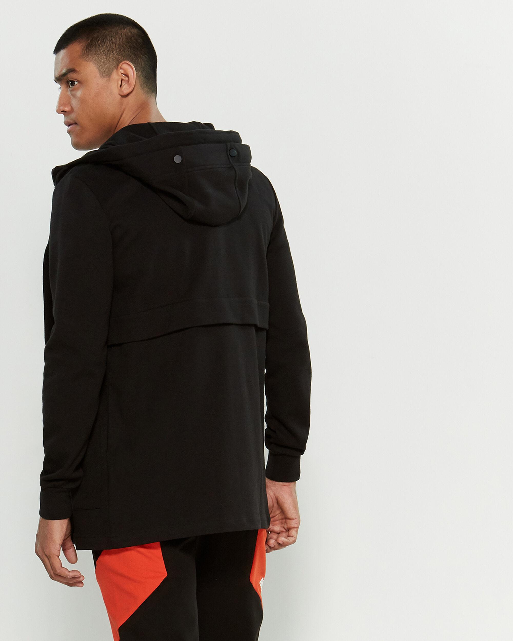 Antony Morato Cotton Funnel Neck Hooded Jacket in Black for Men Lyst