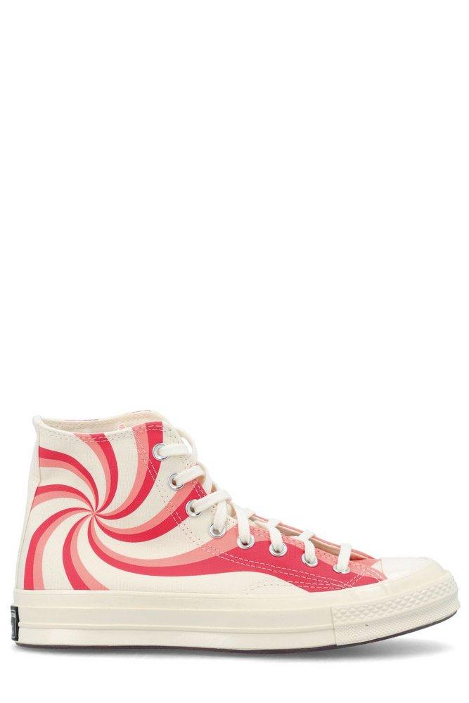 Converse Chuck 70 High-top Graphic-printed Sneakers in Pink | Lyst