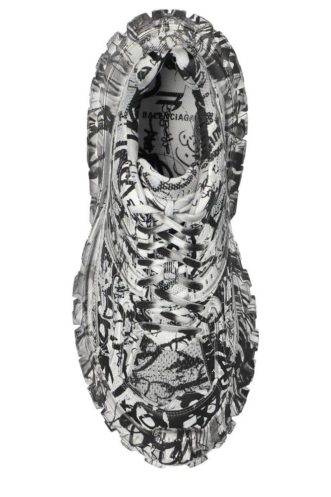●送料込●BALENCIAGA●Bouncer Graffiti スニーカー Balenciaga Bouncer Graffiti Printed Sneakers - POIZON