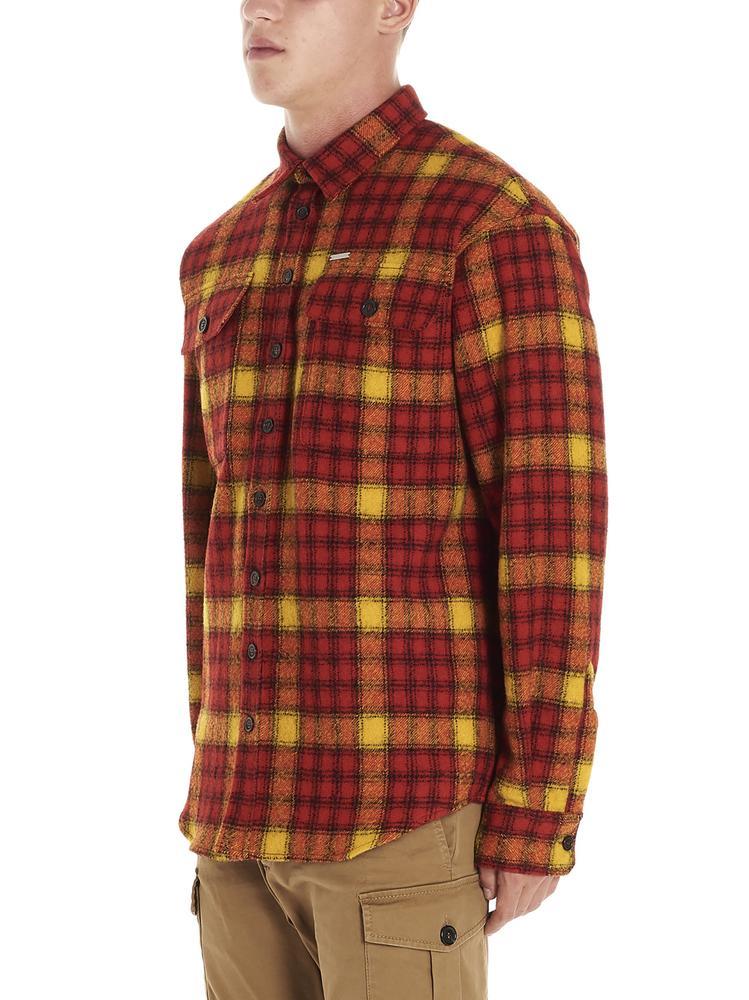 DSquared² Wool Lumberjack Shirt in Red for Men - Lyst