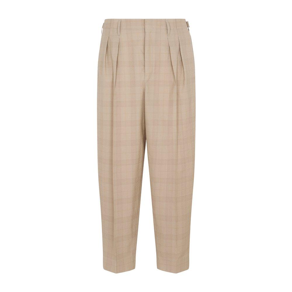 Lemaire Pleated Tapered Pants in Natural for Men Lyst